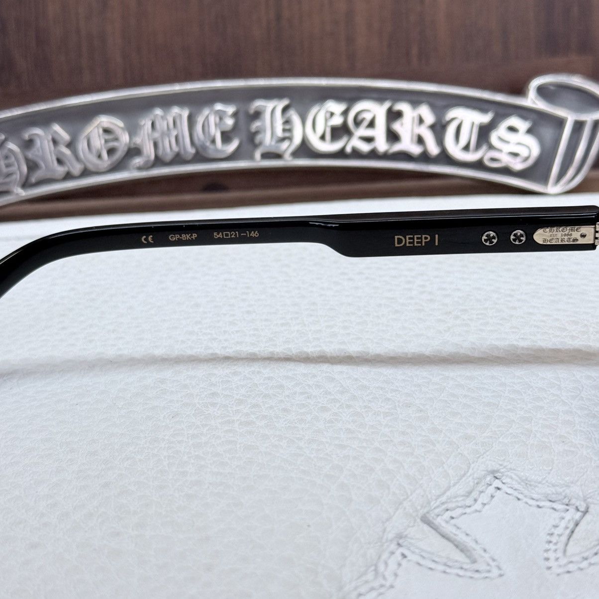 Chrome Hearts Chrome Hearts Deep l Sunglasses Size ONE SIZE - 7 Thumbnail
