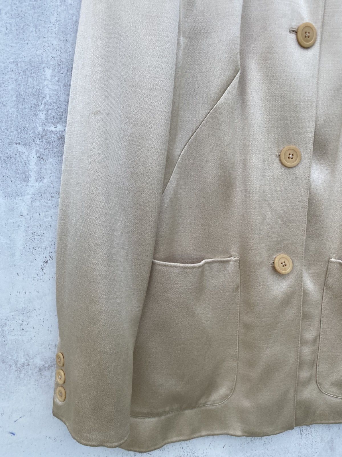 DKNY DKNY Donna Karan Wool Rayon Tailored Jacket Size S / US 4 / IT 40 - 5 Thumbnail