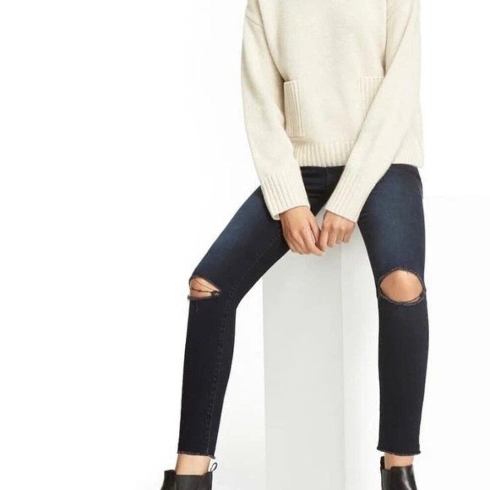 Frame FRAME Le High Skinny Sterling Distressed Jeans Size 25 Size 25" / US 0 / IT 36 - 1 Thumbnail