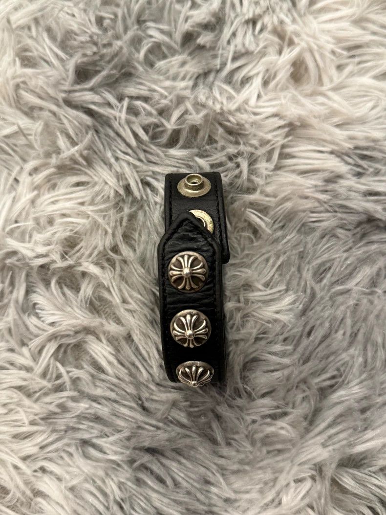 Chrome Hearts Chrome hearts Thirty character flower silver buckle leathe Size ONE SIZE - 2 Thumbnail