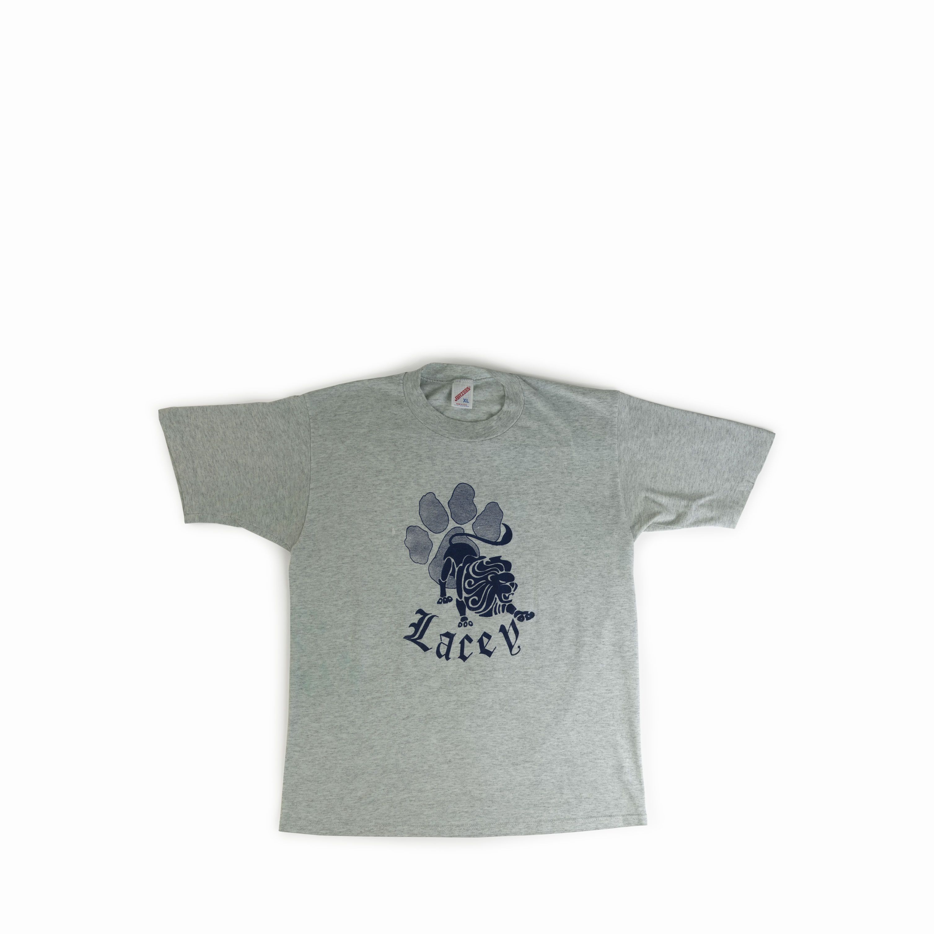 Jerzees Vintage 1980's Lacey Lion Gothic Tee Shirt Size US XL / EU 56 / 4 - 1 Thumbnail