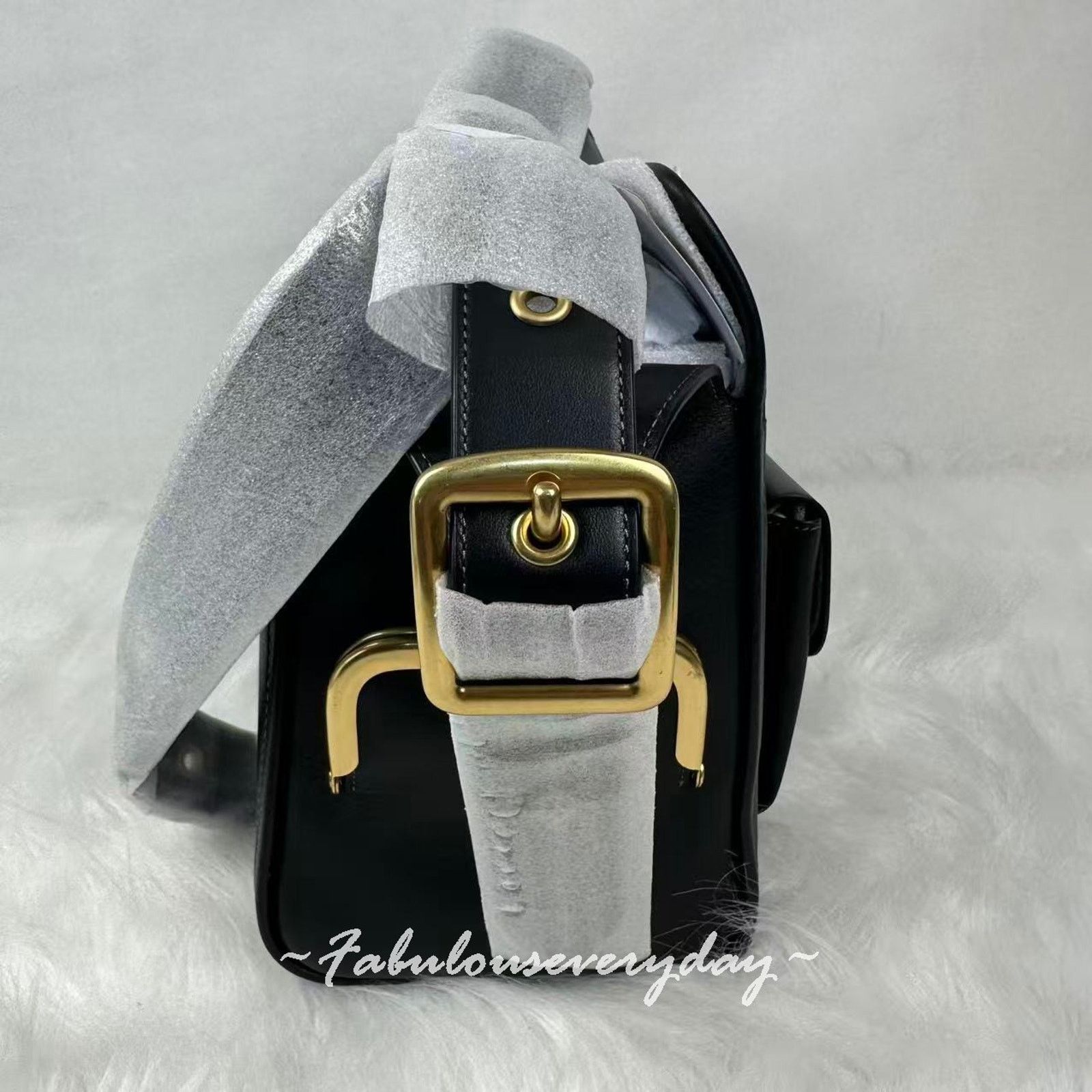 Coach Coach Haversack Bag Shoulder Bag In Leather/Brass/Black Size ONE SIZE - 2 Thumbnail