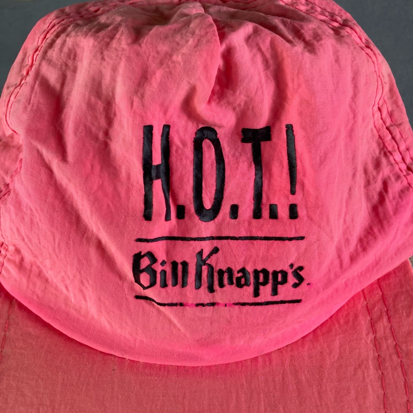 Other Bill Knapps Vintage Pink Snapback Hat Retro Restaurant Size ONE SIZE - 3 Thumbnail