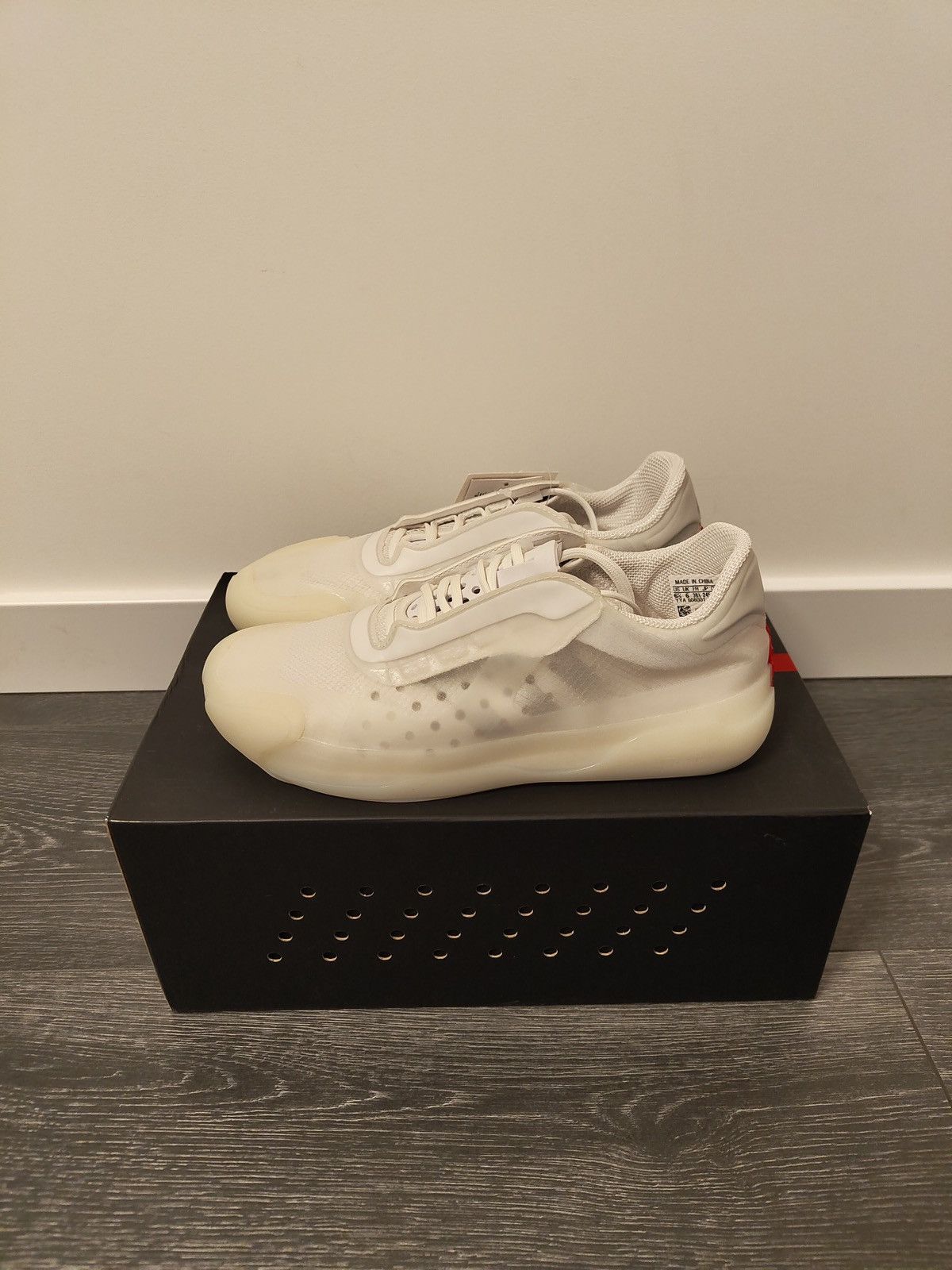 Adidas × Prada Adidas x Prada Luna Rossa 21 “White” Sneakers Size US 5.5 / EU 38 - 3 Thumbnail