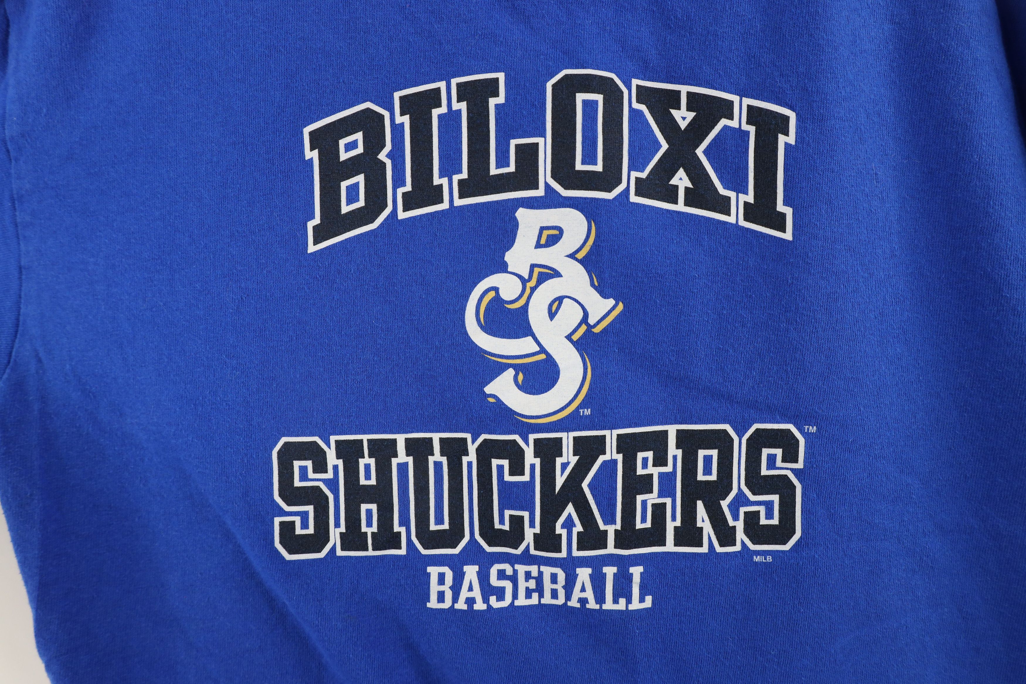 Vintage Vintage Baseball Biloxi Shuckers Short Sleeve T-Shirt Size US L / EU 52-54 / 3 - 4 Thumbnail