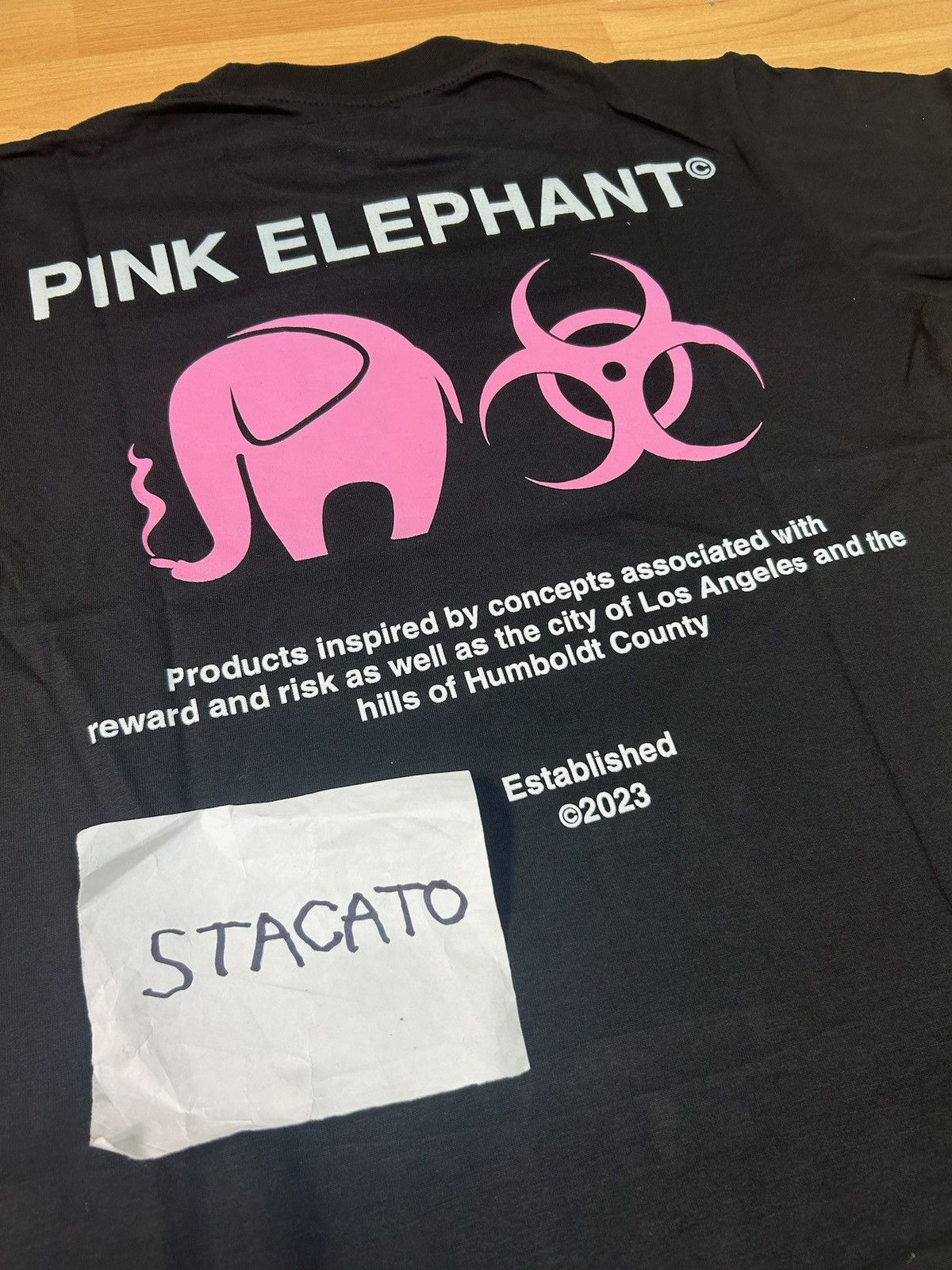 Other × Vintage Pink Elephant Los Angeles Tee Black Size US M / EU 48-50 / 2 - 5 Thumbnail