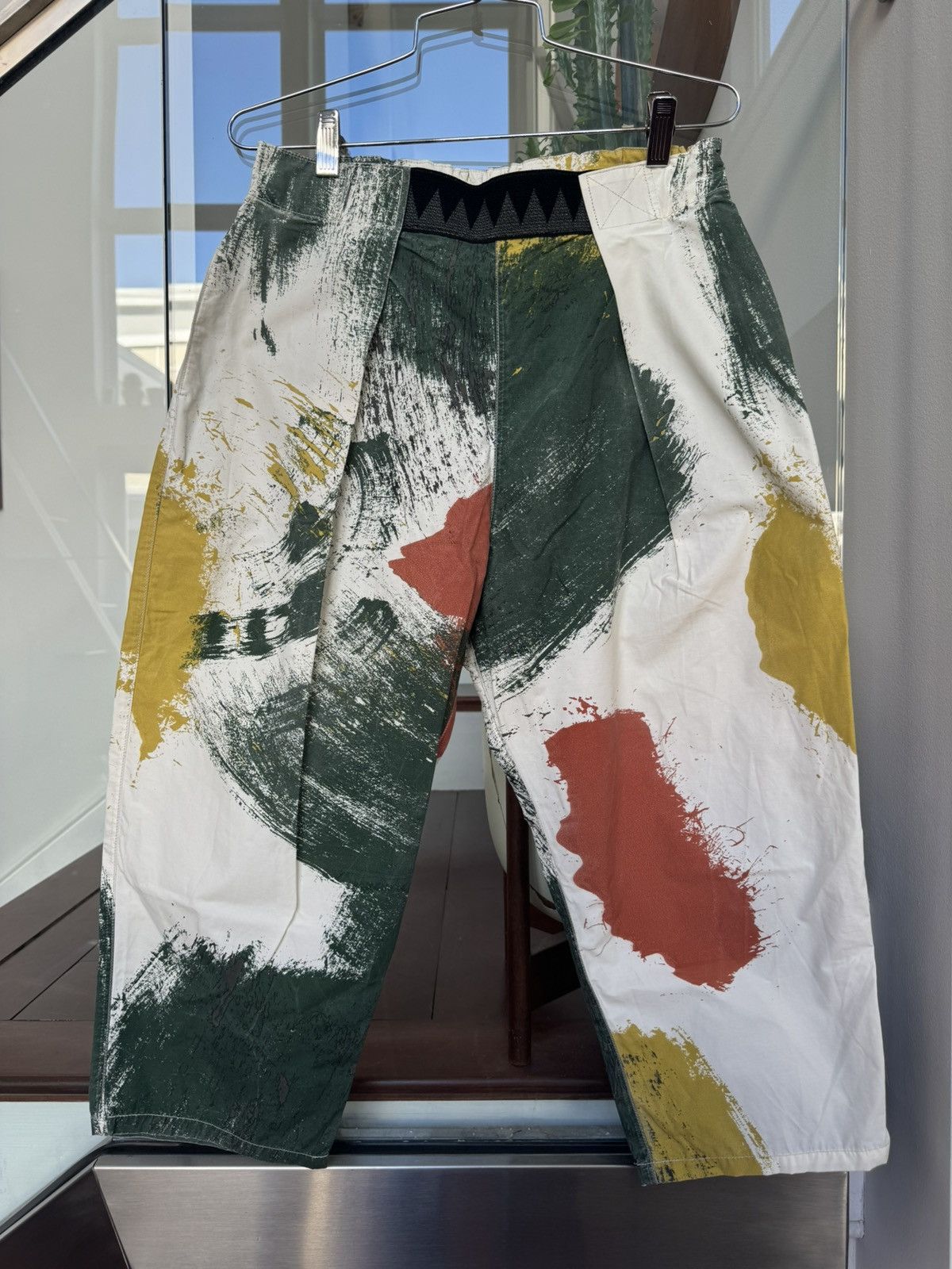 Kapital Fast-Dry Taffeta Brush Camo Easy Beach Pants