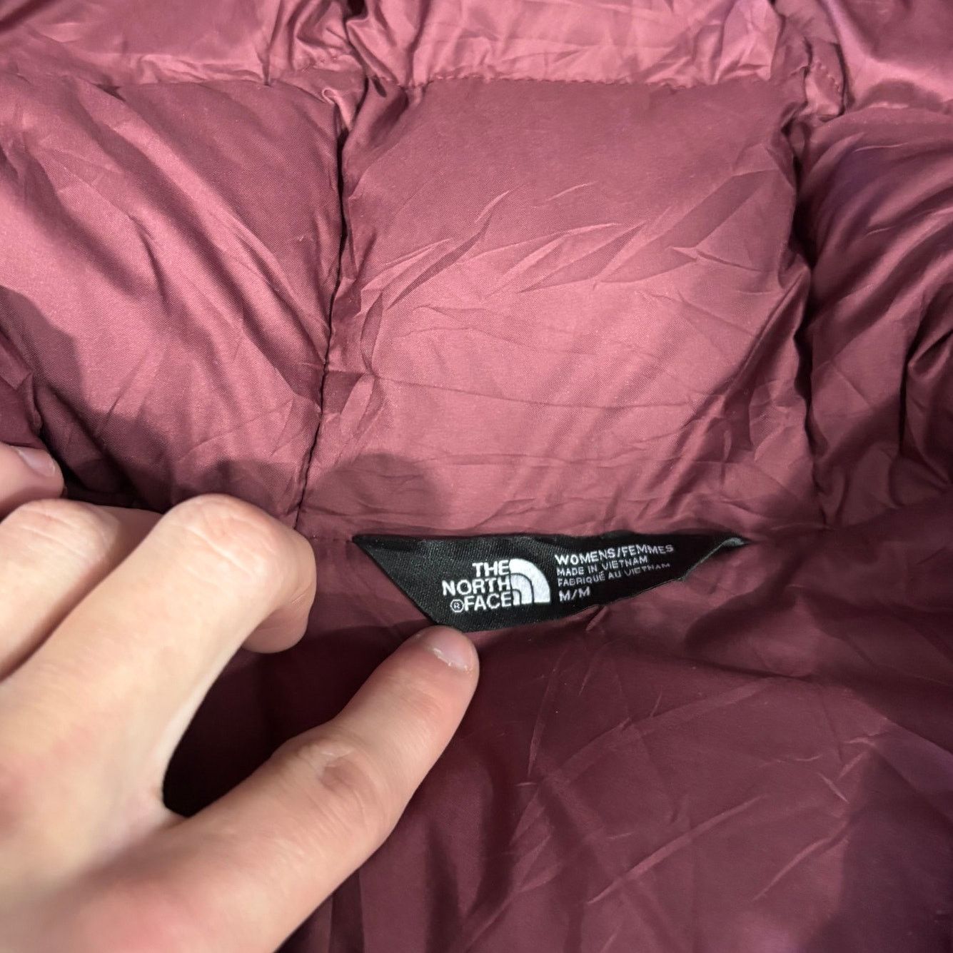 The North Face Burgundy The North Face Down puffer jacket. Size M / US 6-8 / IT 42-44 - 3 Thumbnail