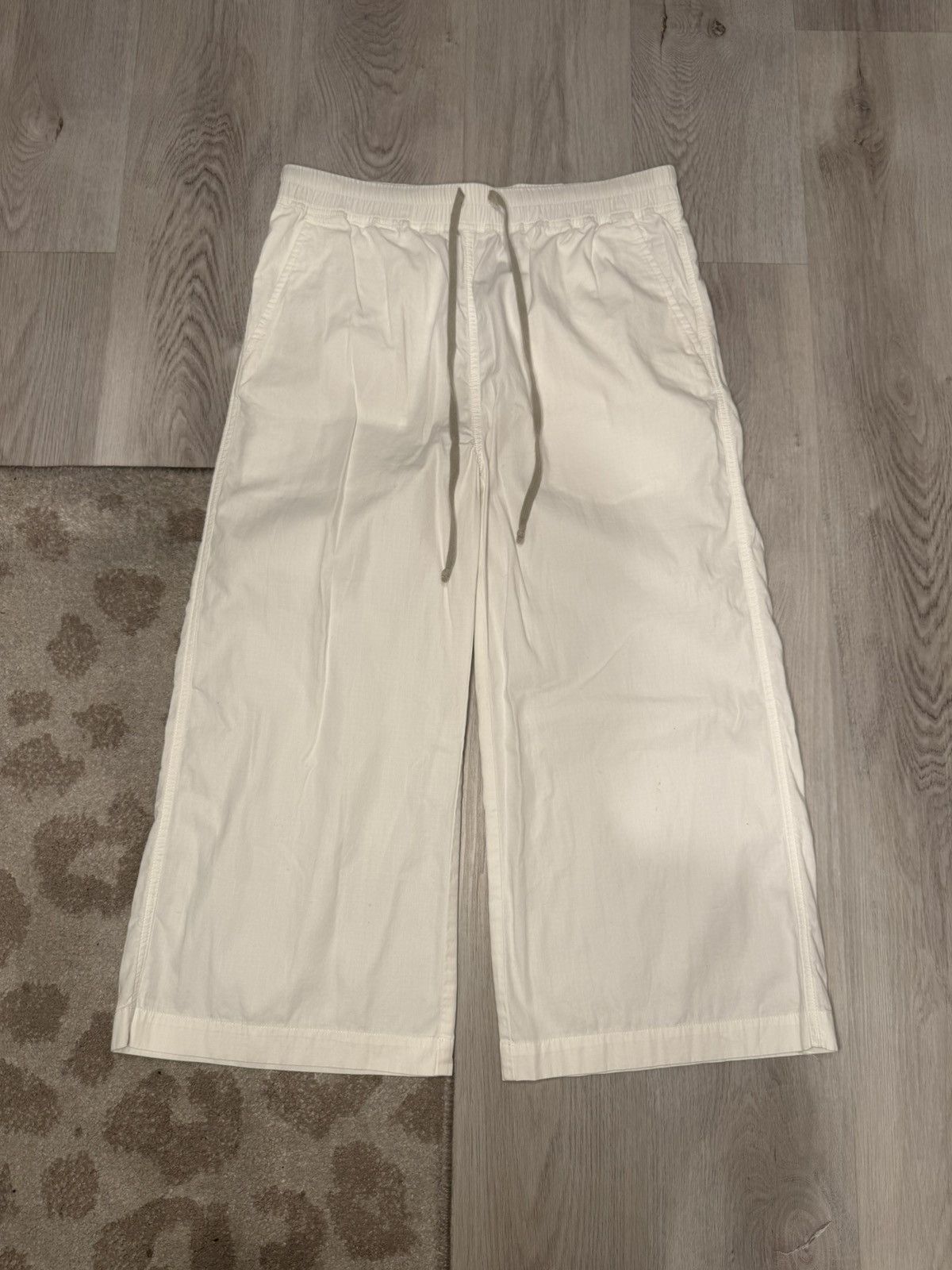 Rick Owens Drkshdw s/s 2020 wide leg drawstring pants Size US 28 / EU 44 - 1 Thumbnail