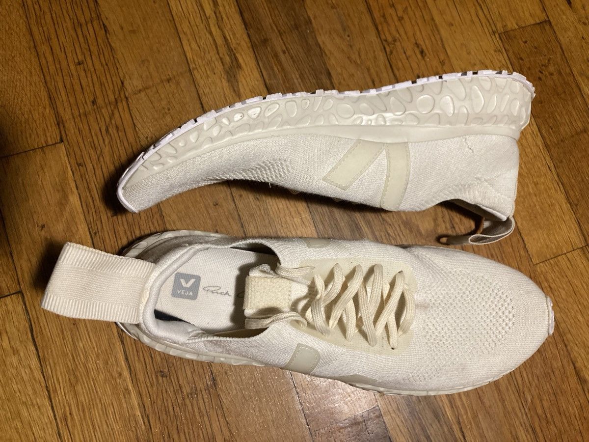 Rick Owens × Veja Veja Rick Owens Low Sock Sneakers Trainers Size 12.5 Size US 12.5 / EU 45-46 - 5 Thumbnail