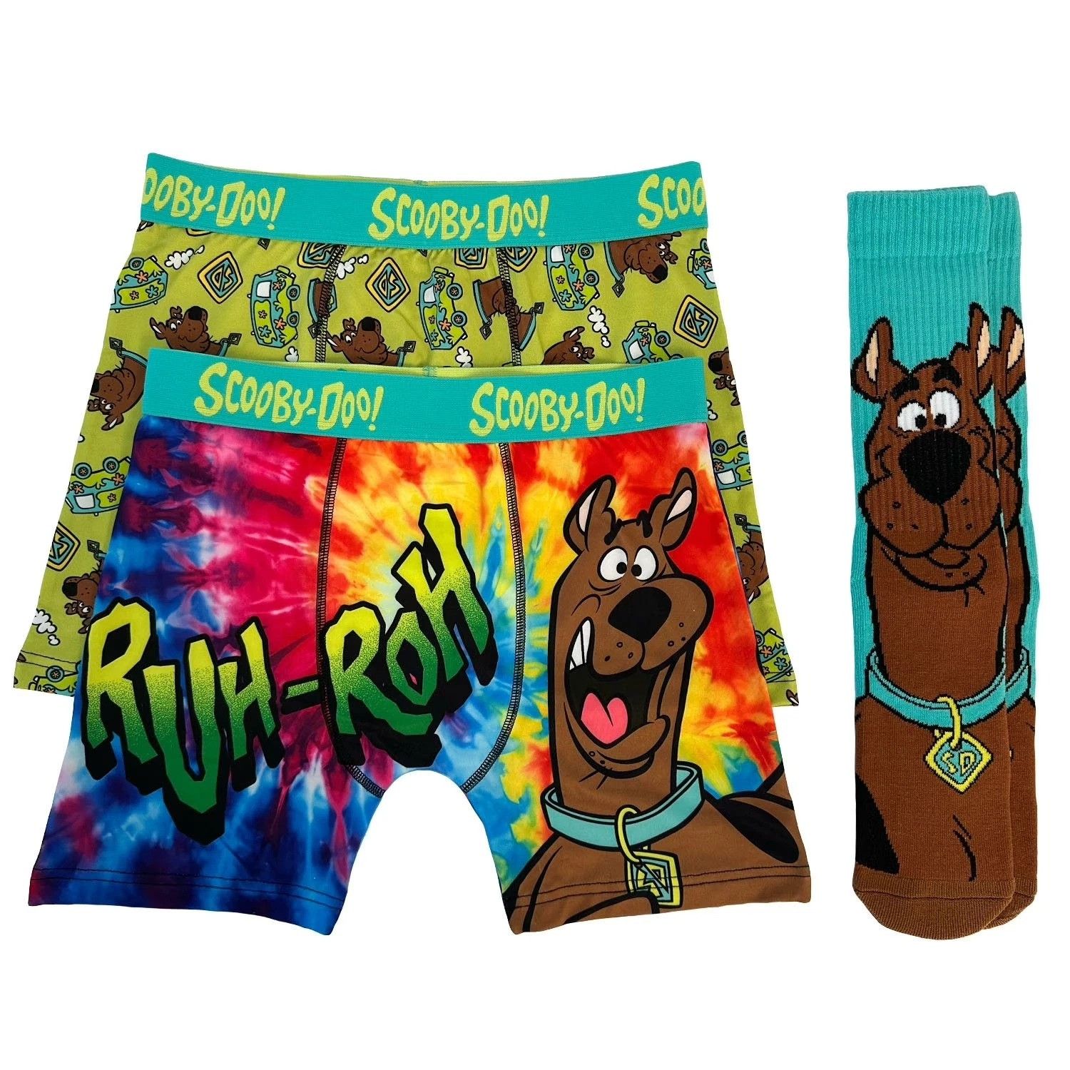 Other Scooby-Doo 3-Piece Boxer Briefs & Crew Socks Set Men Large Size 36 - 6 Thumbnail