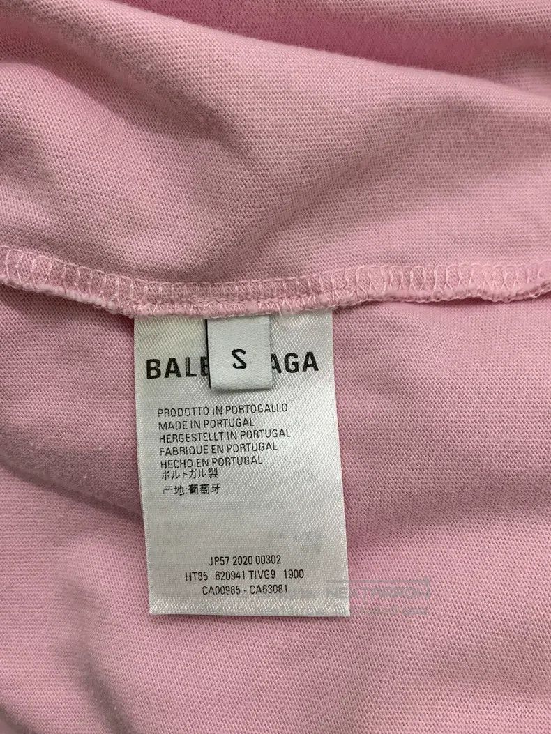 Balenciaga Balenciaga Pink letter short-sleeve T-shirt Size US S / EU 44-46 / 1 - 4 Thumbnail