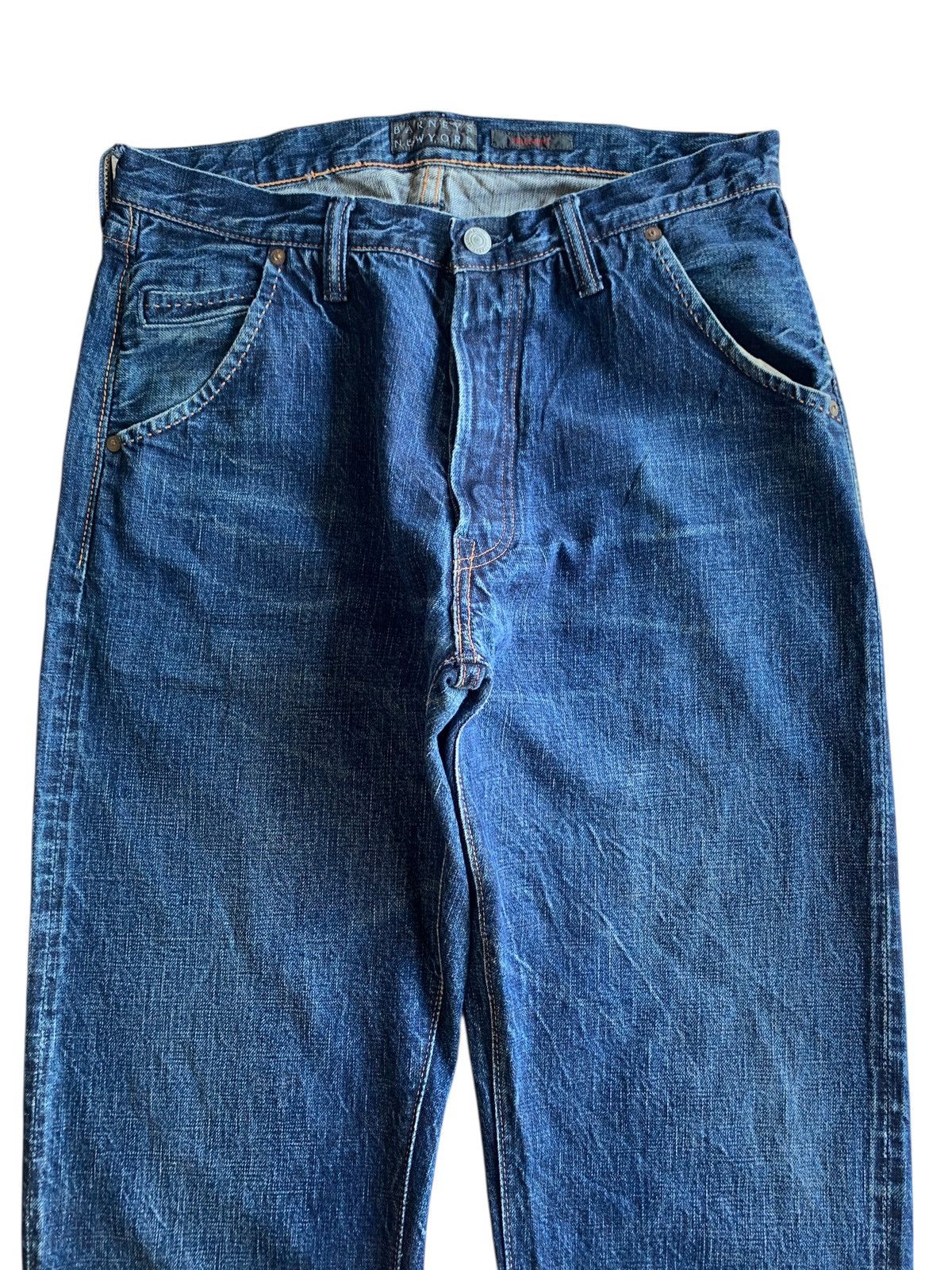 Kapital FULL COUNT X BARNEYS NEWYORK SELVEDGE BUTTON FLY DENIM Size US 32 / EU 48 - 7 Thumbnail