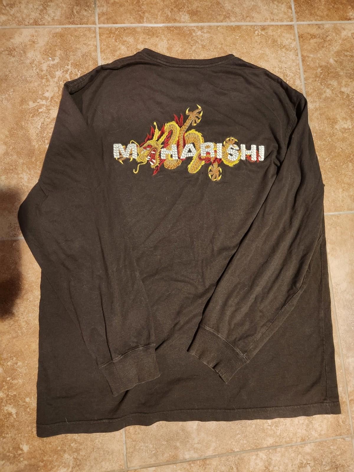 Maharishi Maharishi Golden Dragon Long Sleeve Shirt Mens XL Size US XL / EU 56 / 4 - 1 Thumbnail
