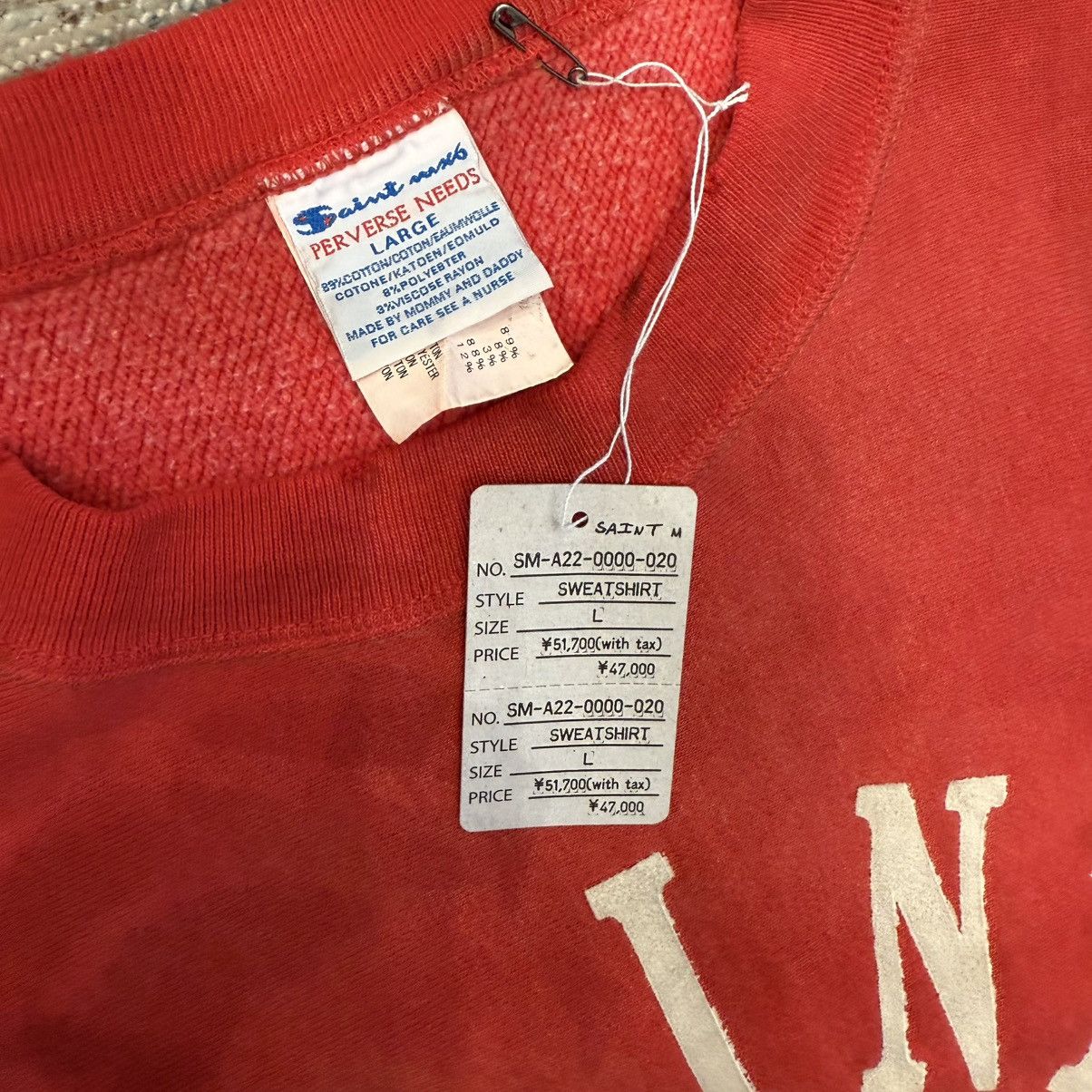 Saint Michael Faith Crewneck Size US L / EU 52-54 / 3 - 3 Thumbnail