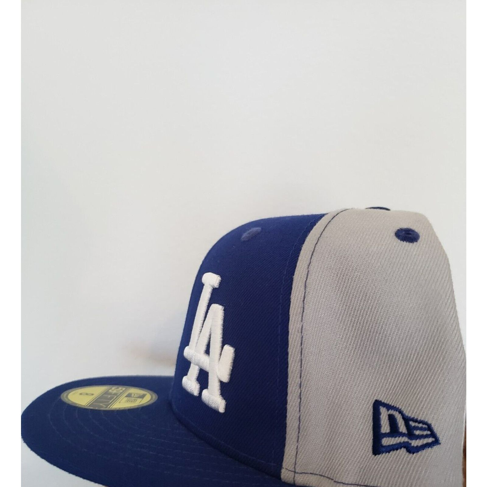 New Era Los Angeles Dodgers Hat Cap Double Logo Size 8 5950 New Era Size ONE SIZE - 4 Thumbnail