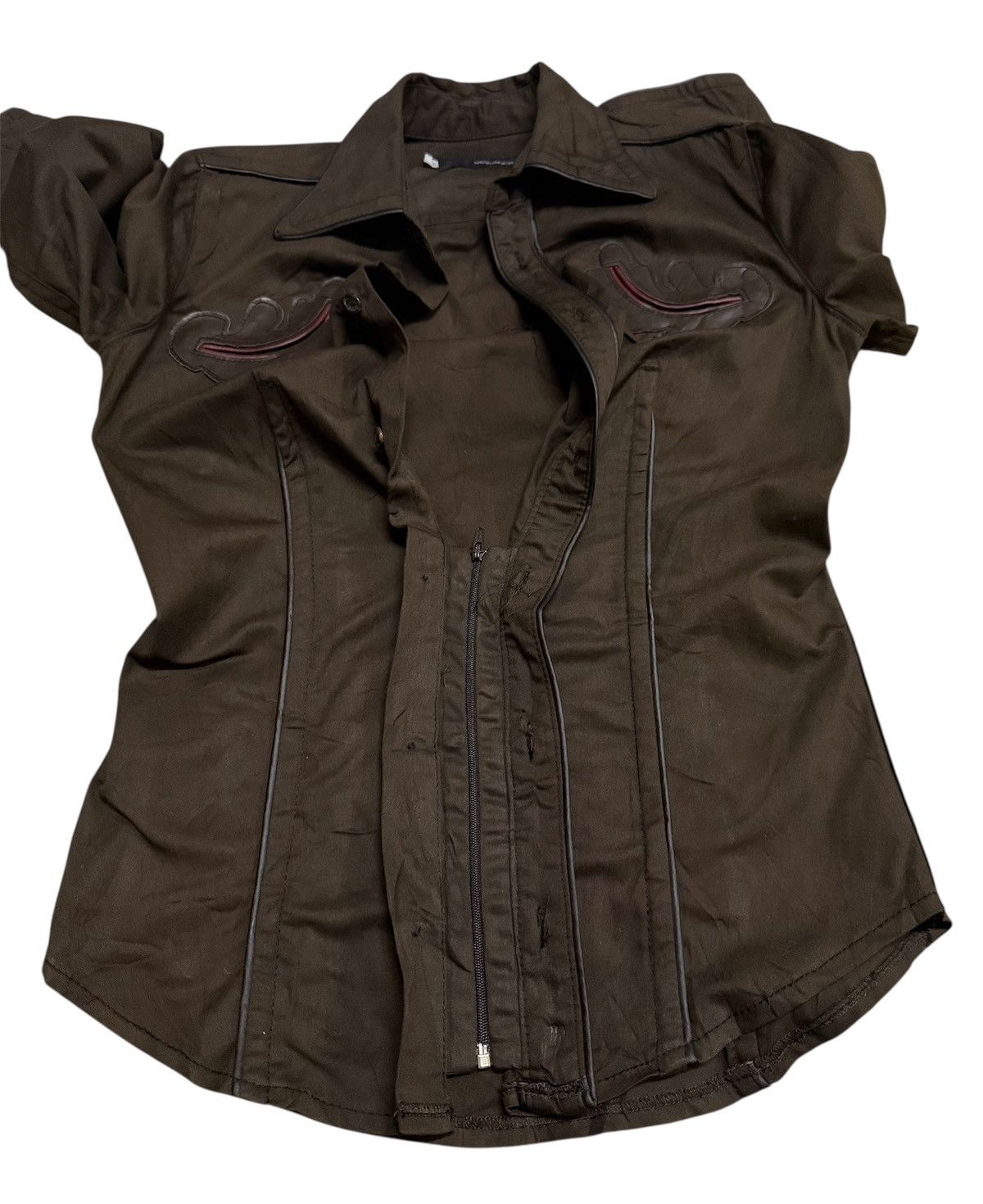 Dsquared2 DSQUARED2 Button Women Leather Size S / US 4 / IT 40 - 9 Thumbnail