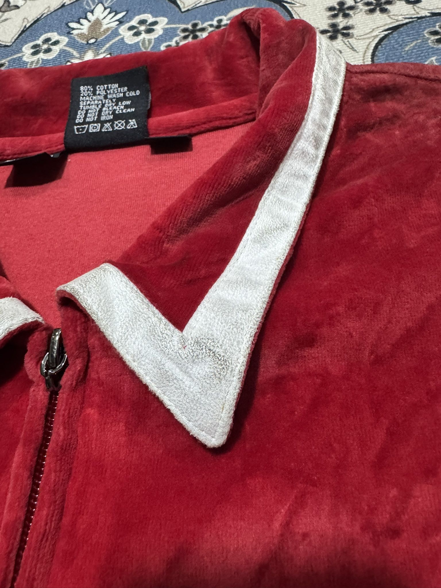 Damani Dada × JNCO × Vintage Vintage Dada Supreme Velvet Top Track Jacket Size US L / EU 52-54 / 3 - 7 Thumbnail