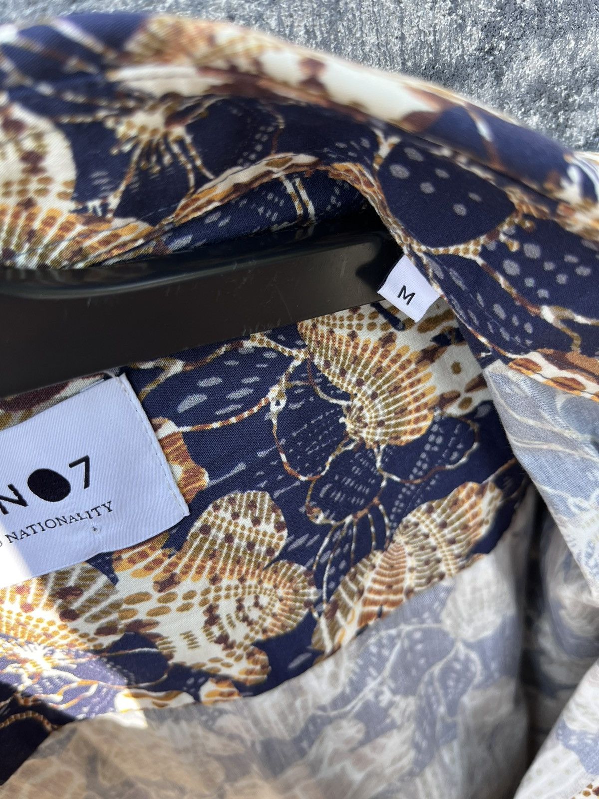 NN07 🔴BNWOT NN07 NO NATIONALITY MIYAGI LONG SLEEVE LUXURY SHIRT Size US M / EU 48-50 / 2 - 4 Thumbnail