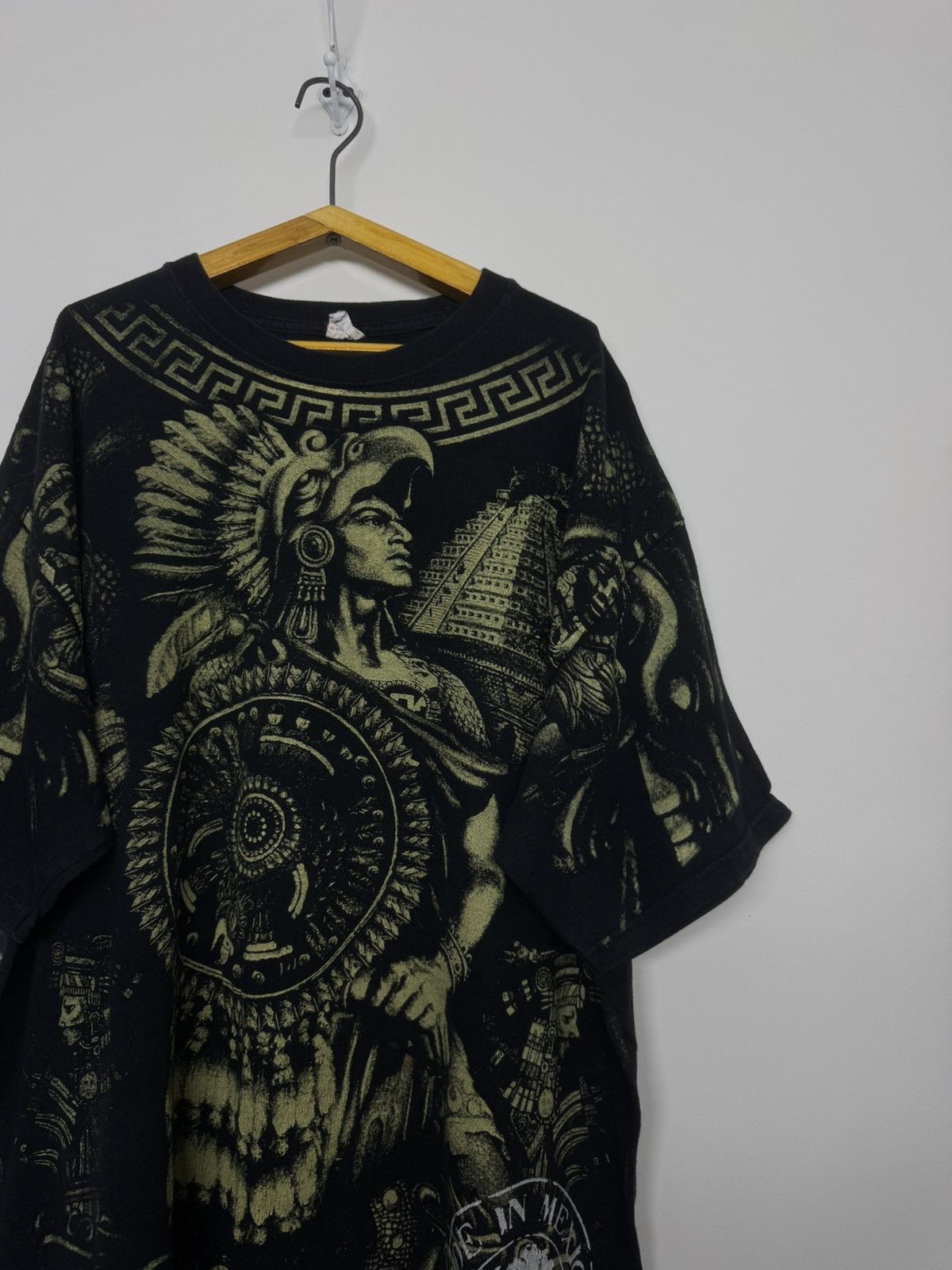 Vintage Vintage Aztex Puerio Vallarta Mexico All Over Print Shirt Size US XXL / EU 58 / 5 - 7 Thumbnail
