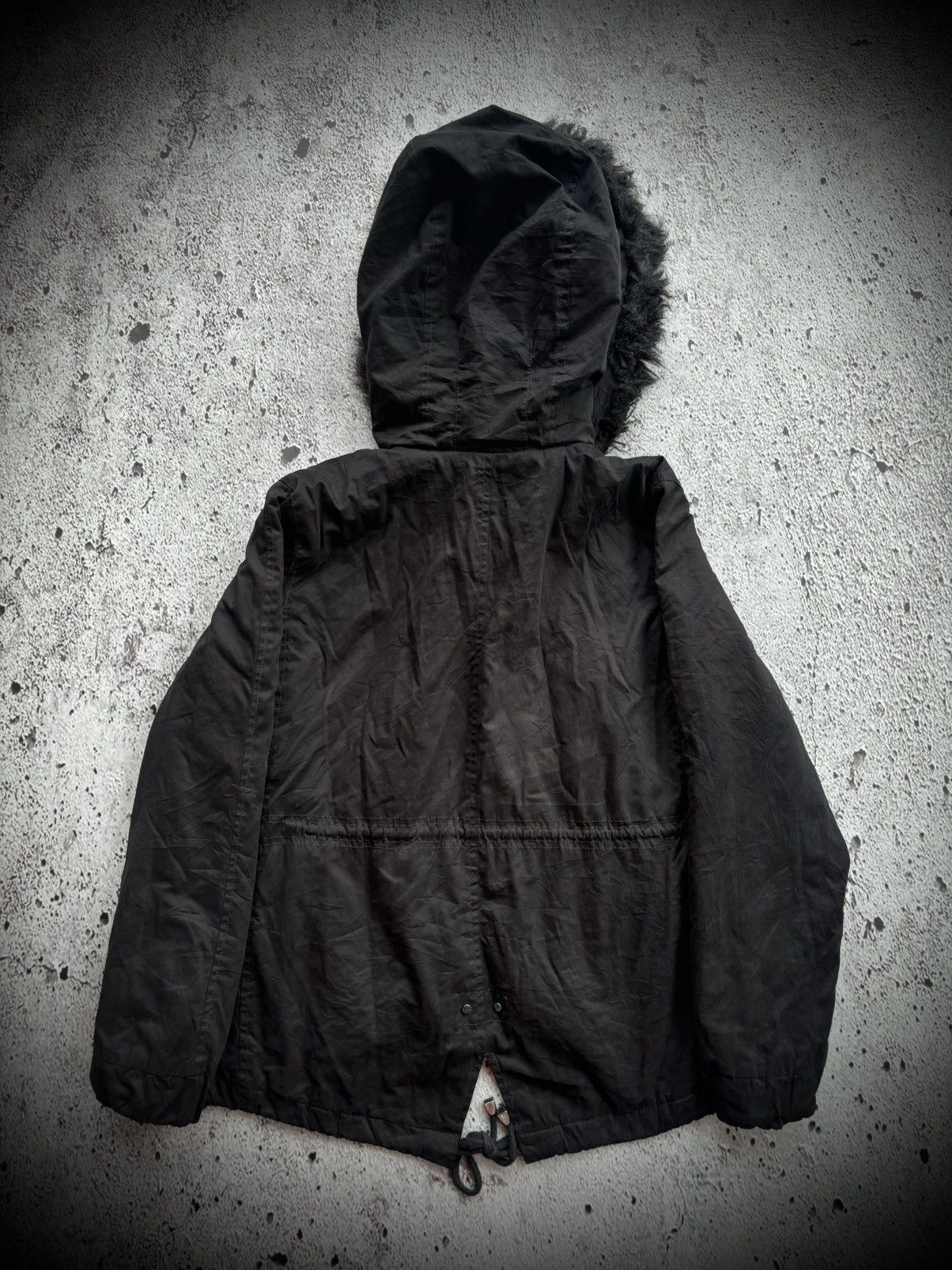 If Six Was Nine Y2k Zara Full black Unisex fur jacket Size S / US 4 / IT 40 - 5 Thumbnail
