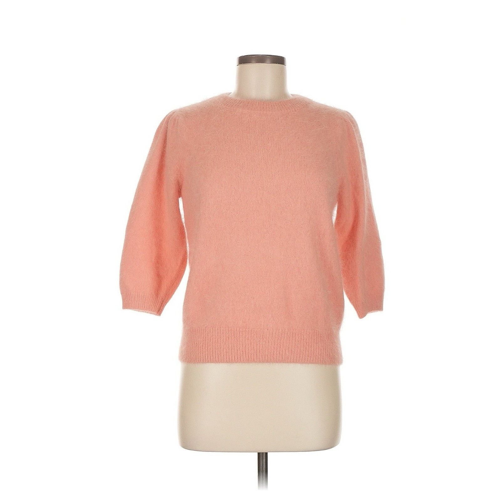 Sezane petite mendigote angora Pink 3/4 Sleeve Open Back Sweater M Size M / US 6-8 / IT 42-44 - 1 Thumbnail