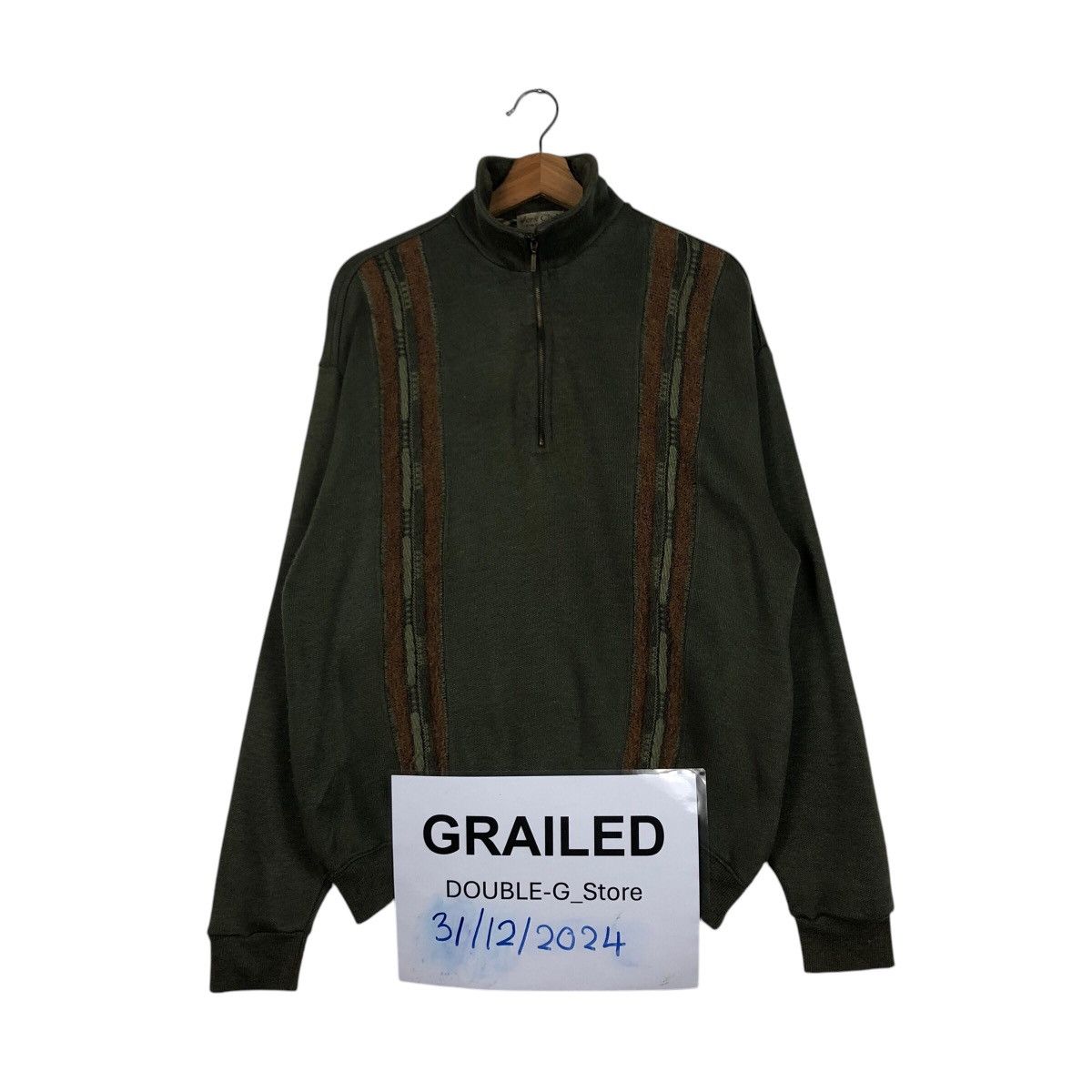 Japanese Brand 📌Vintage Collar Collage Sweatshirt Jerk Club Issey Miyake Size US L / EU 52-54 / 3 - 1 Thumbnail