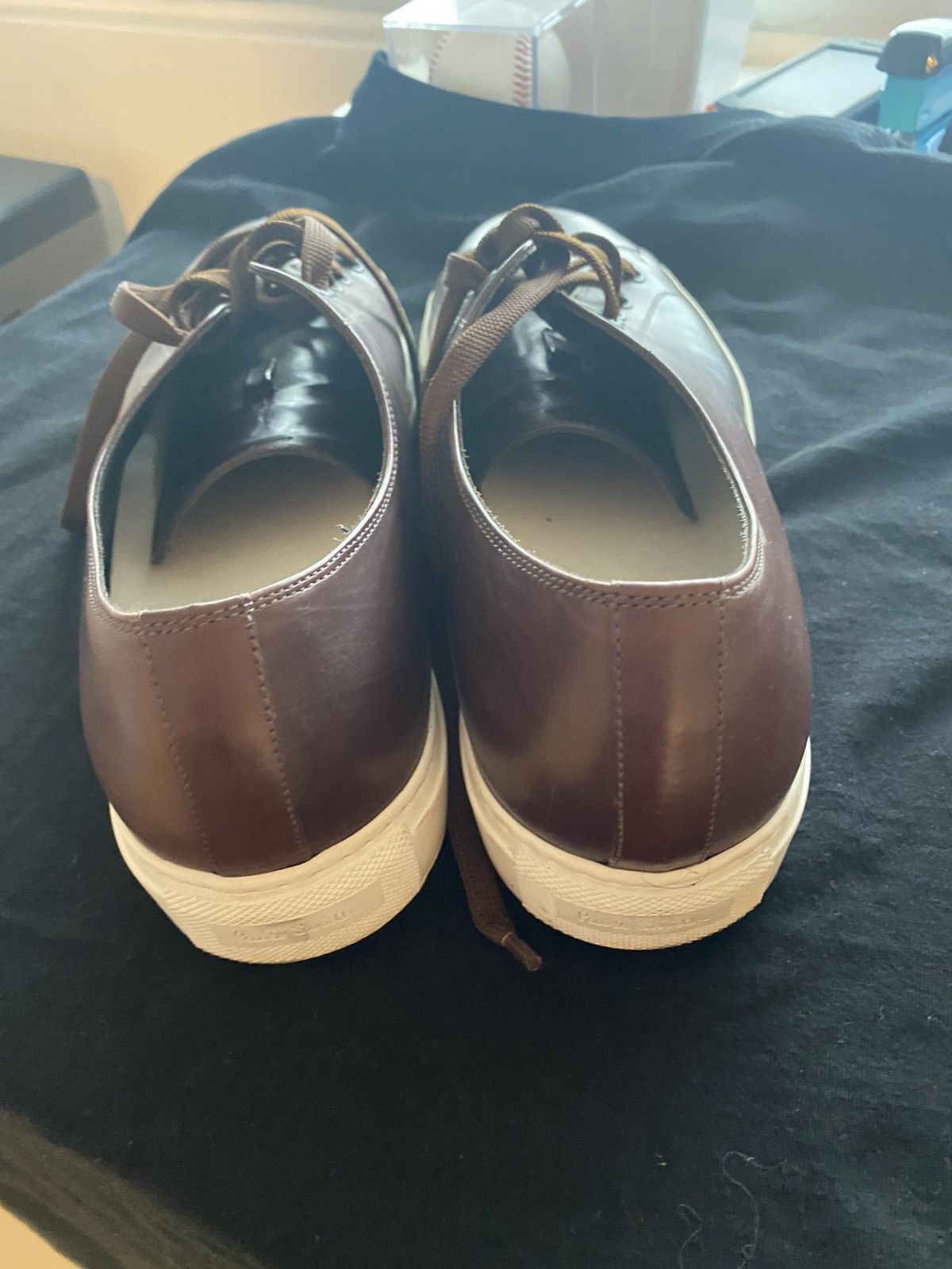 Paul Smith Paul Smith Brown Leather Sneaker Size US 11 / EU 44 - 4 Thumbnail