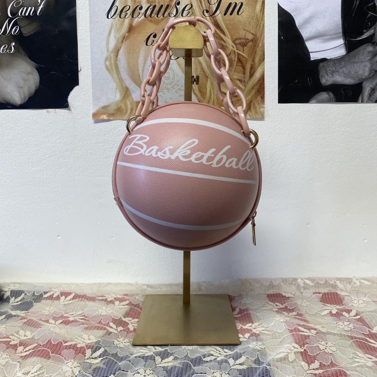 Vintage Small pink basketball bag with adjustable handles Size ONE SIZE - 2 Thumbnail