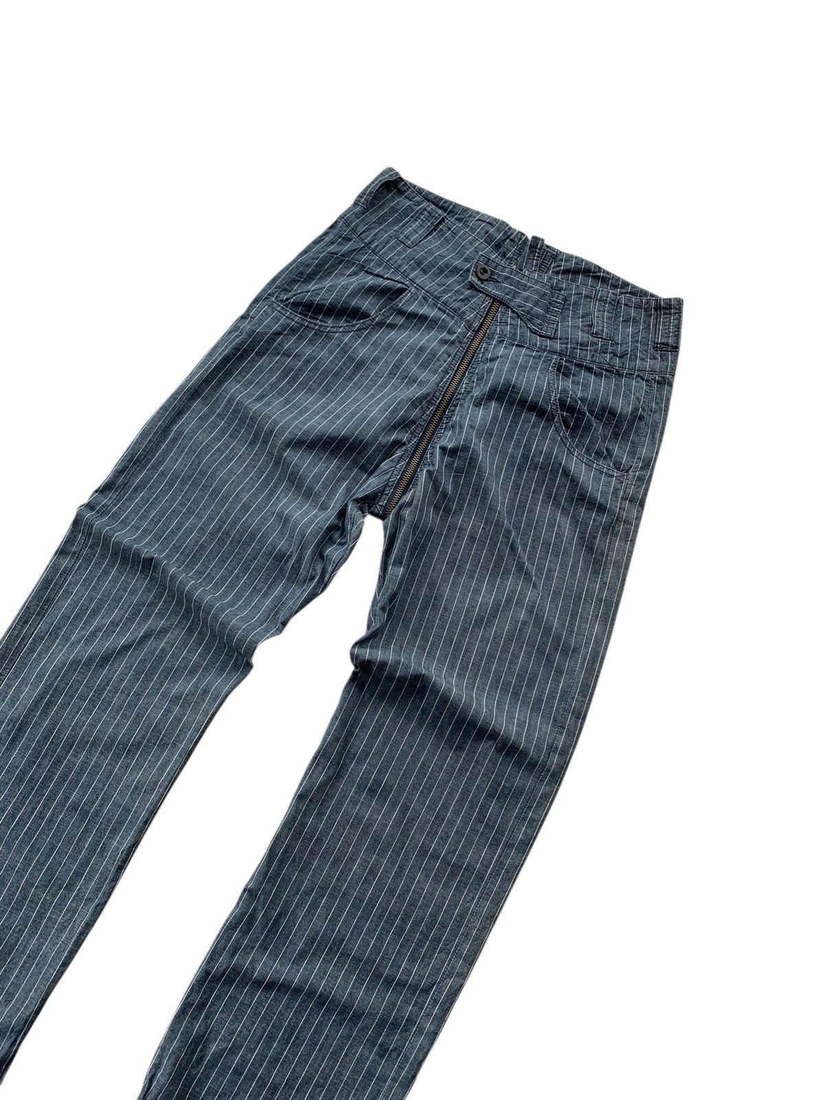 Japanese Brand Unique myc contrive striped japanese bootcut Size US 29 - 2 Thumbnail