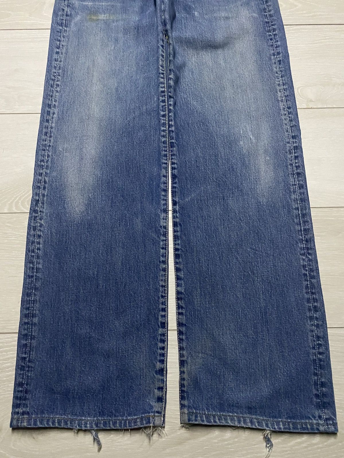 45rpm 45Rpm Grunge Distressed Baggy Wide Leg Jeans Size US 31 - 5 Thumbnail