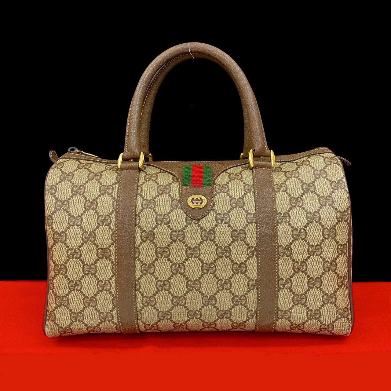Gucci Gucci Handbag Brown Leather Size ONE SIZE - 1 Thumbnail