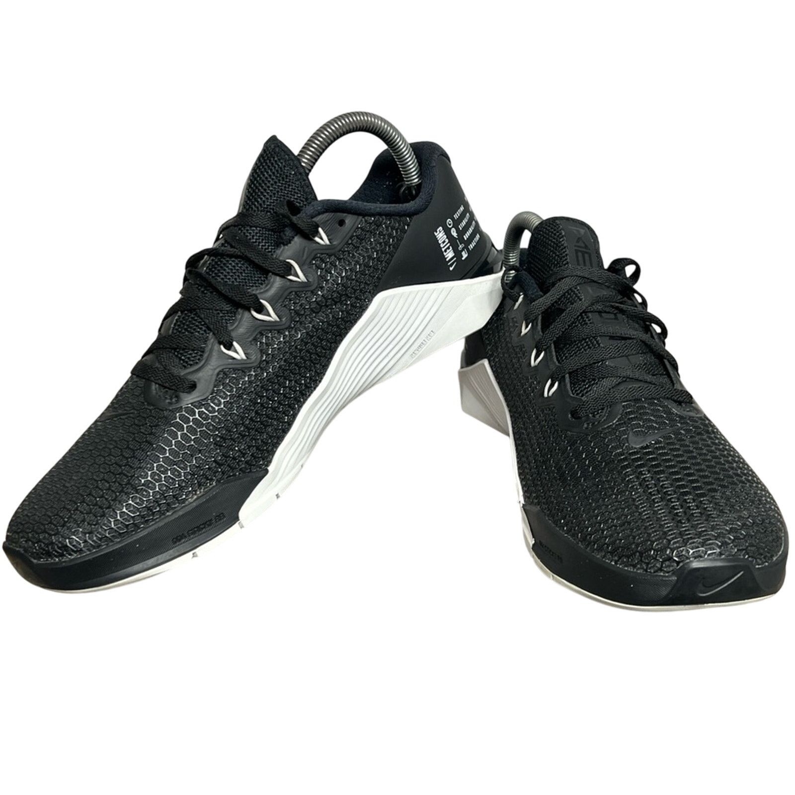 Nike Nike Metcon 5 Black White CrossFit Training Shoes Womens 9 Size US 9 / IT 39 - 4 Thumbnail