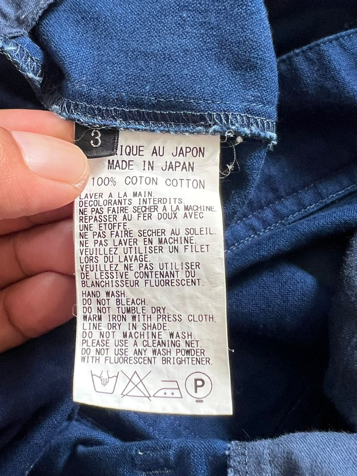 Y's × Yohji Yamamoto Yohji Yamamoto Y’s Doube Knee Indigo Pants Size US 33 - 9 Thumbnail