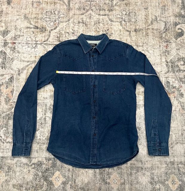 A.P.C. A.P.C. Denim Western Shirt – Size M – Classic Indigo Size US M / EU 48-50 / 2 - 4 Thumbnail
