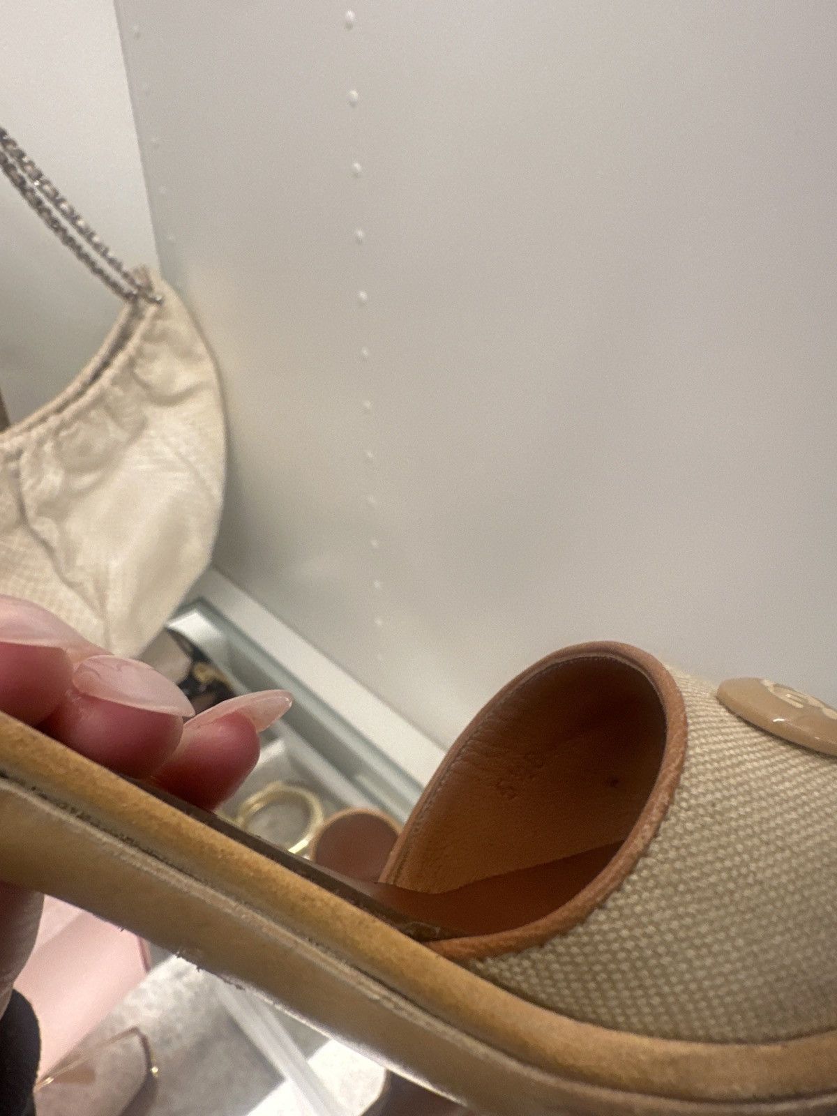 Chanel Chanel brown and beige canvas mules size 35.5 Size US 5.5 / IT 35.5 - 11 Thumbnail