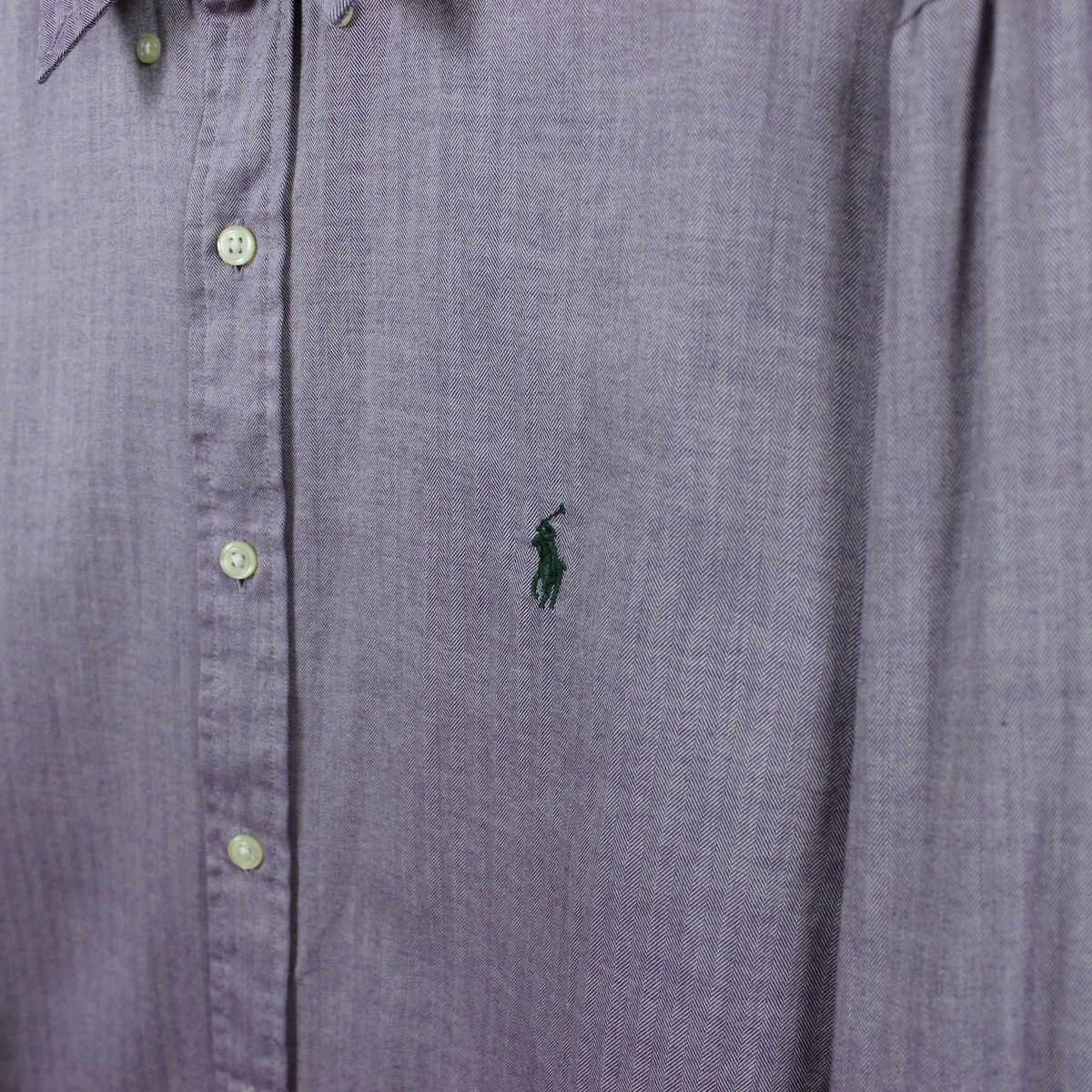 Polo Ralph Lauren × Ralph Lauren × Vintage Polo Ralph Lauren Shirt Long Sleeve Size US L / EU 52-54 / 3 - 3 Thumbnail