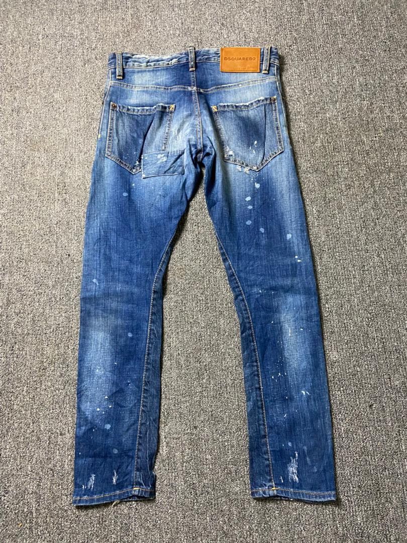 Dsquared2 Dsquared2 Brand Distressed Ripped Jeans (187) Size US 30 / EU 46 - 2 Thumbnail