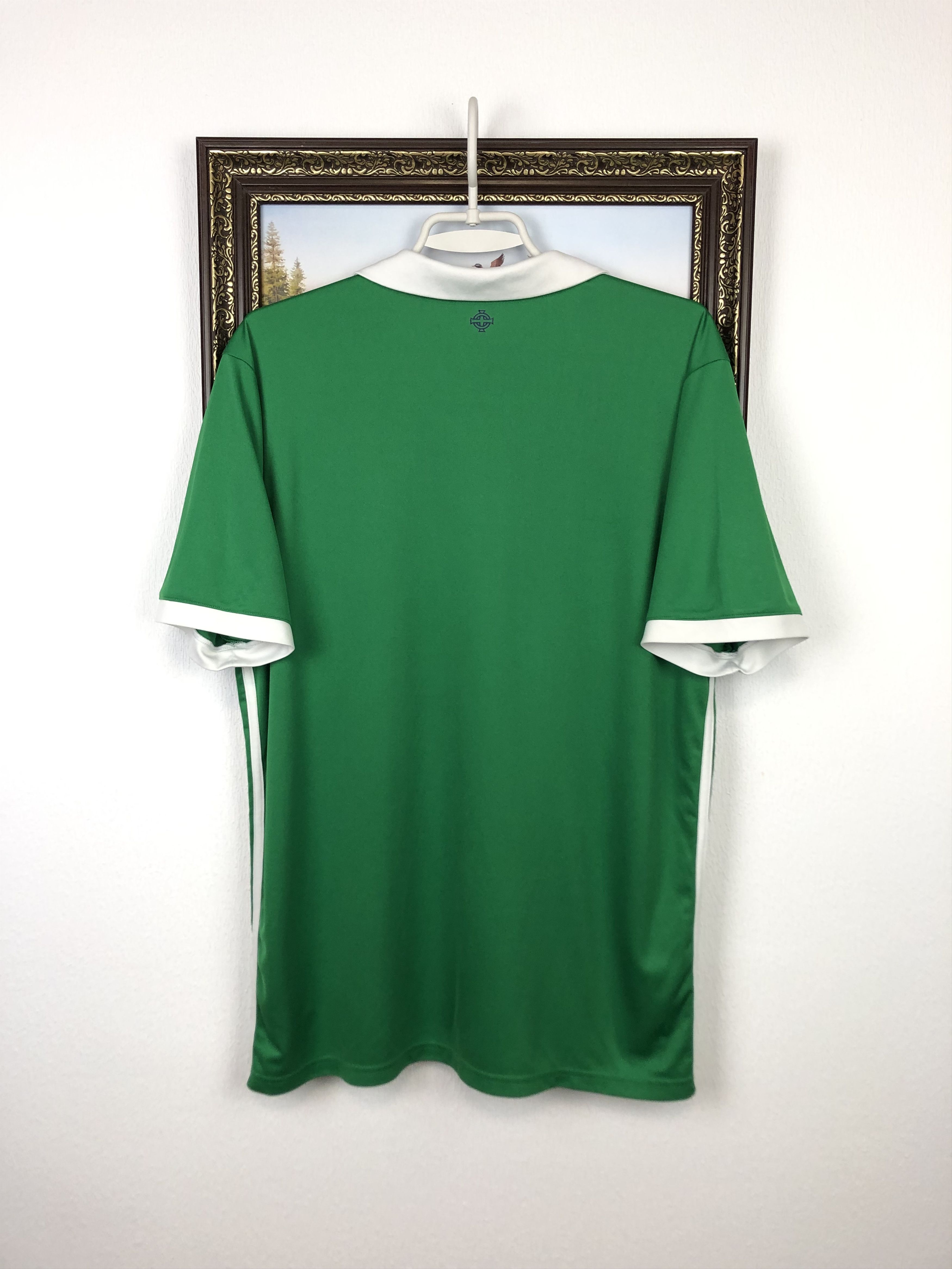 Adidas Northern Ireland Home football shirt 2017 Soccer Adidas Tee Size US L / EU 52-54 / 3 - 8 Thumbnail
