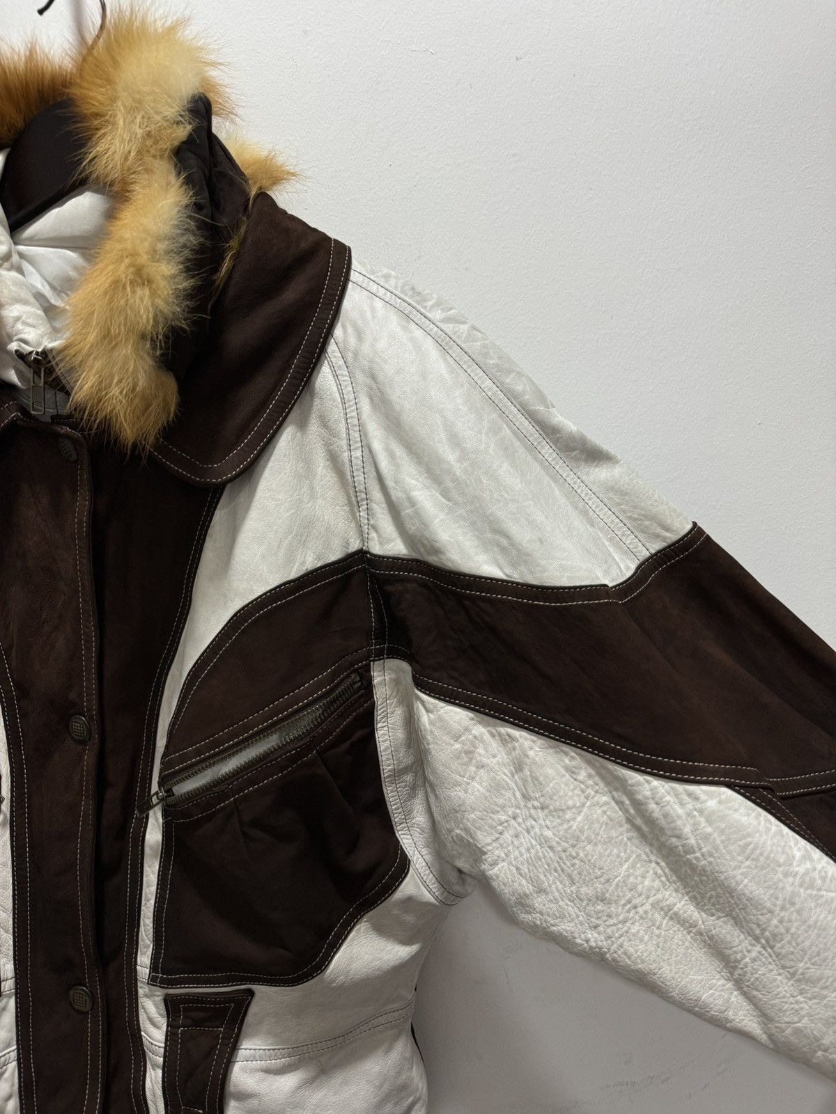 Japanese Brand × Vintage JAPANESE RARE DESIGN LEATHER JACKET Size US S / EU 44-46 / 1 - 2 Thumbnail