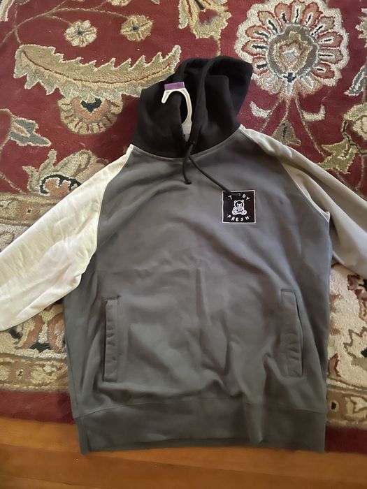 Teddy fresh grey store color block hoodie