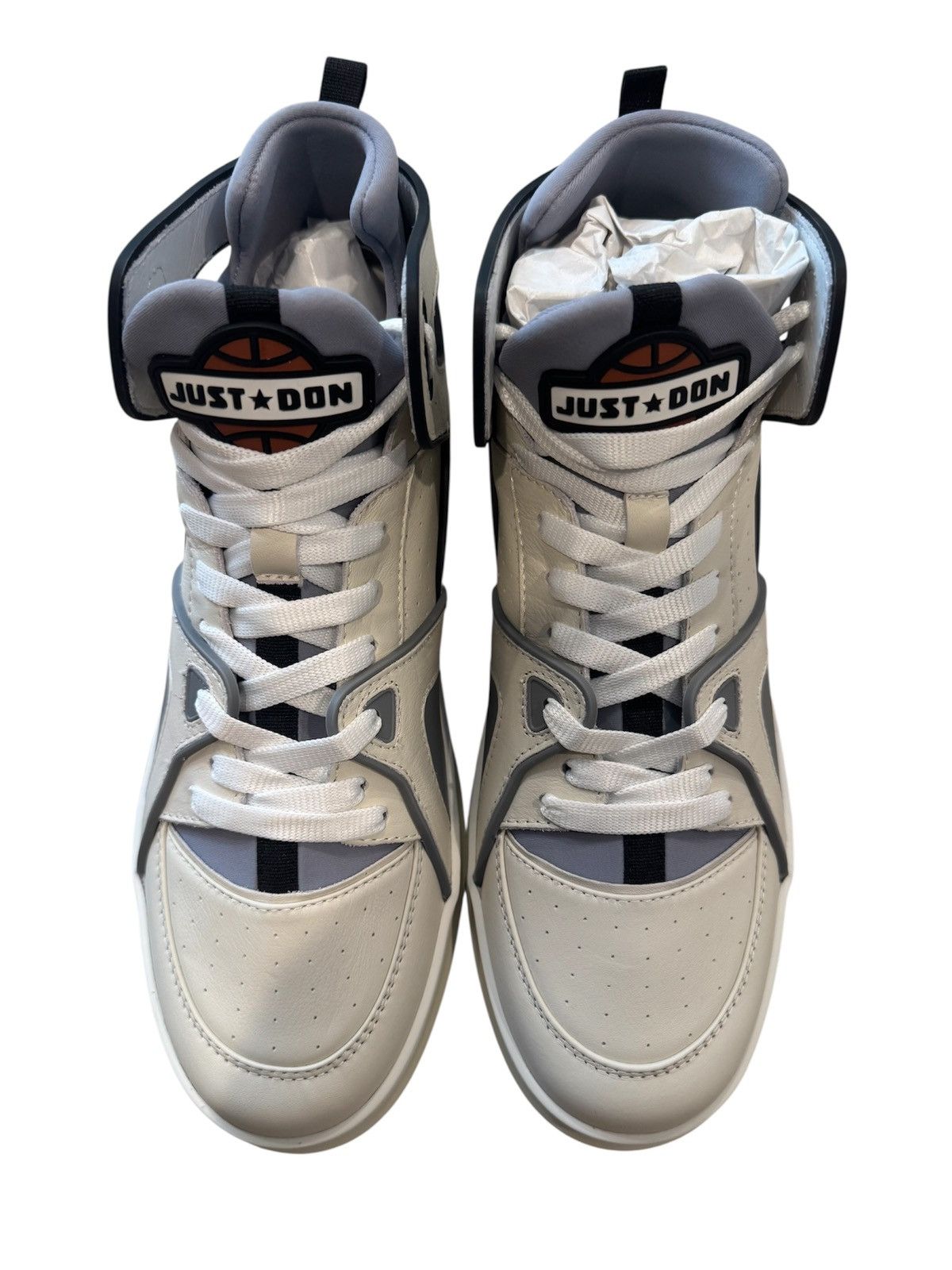 Just Don Just Don High-Top Sneakers | Cream/Grey/Black Size US 9 / EU 42 - 4 Thumbnail