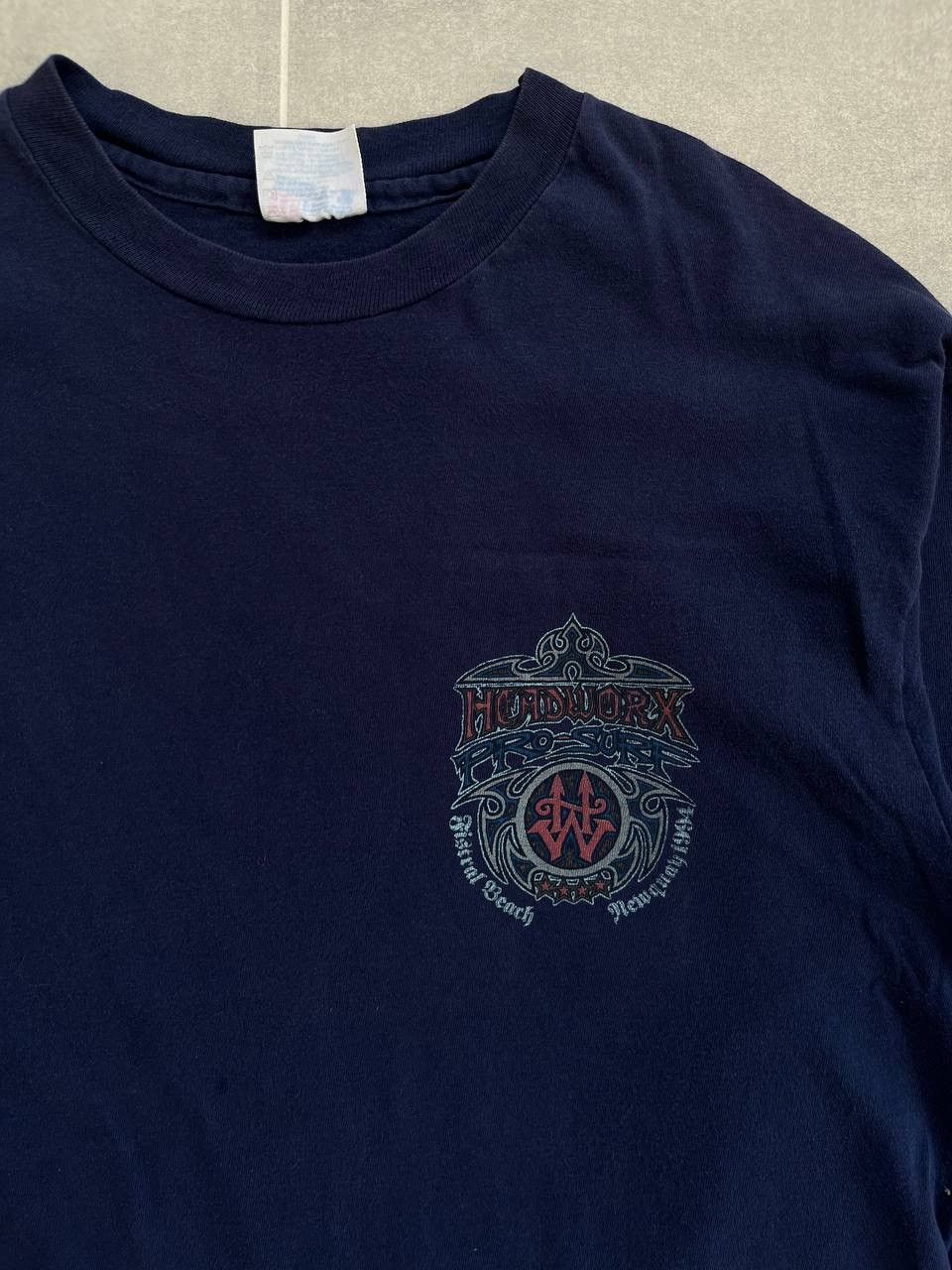 Band Tees Vintage Headworx 1994 Surf Made In USA Trashed Longsleeve Size US XL / EU 56 / 4 - 2 Thumbnail