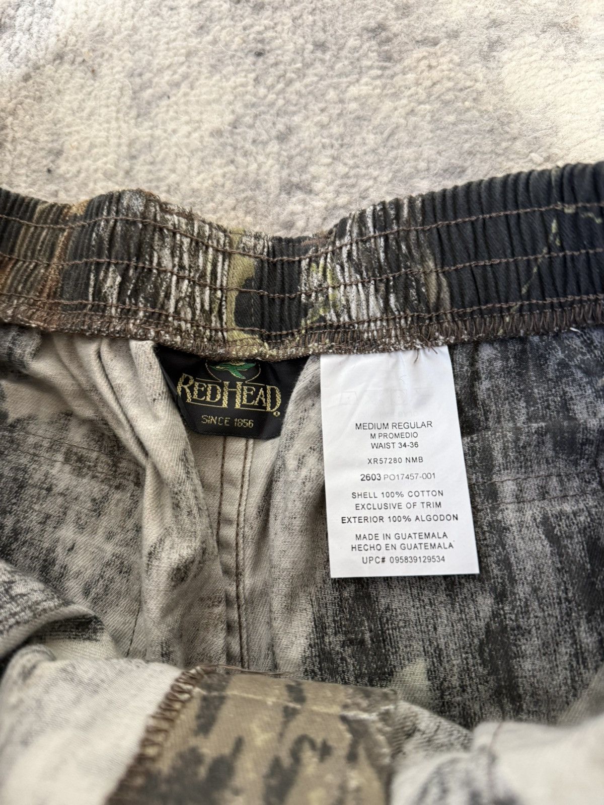 Redhead Y2K BNWT Red Head Camo Forest Print Cargo Shorts Size US 34 / EU 50 - 3 Thumbnail