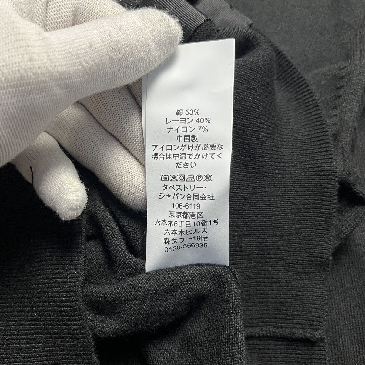 Coach × Designer Coach Black Cardigan Sweater Luxury Designer Size XXS / US 00 / IT 34 - 11 Thumbnail