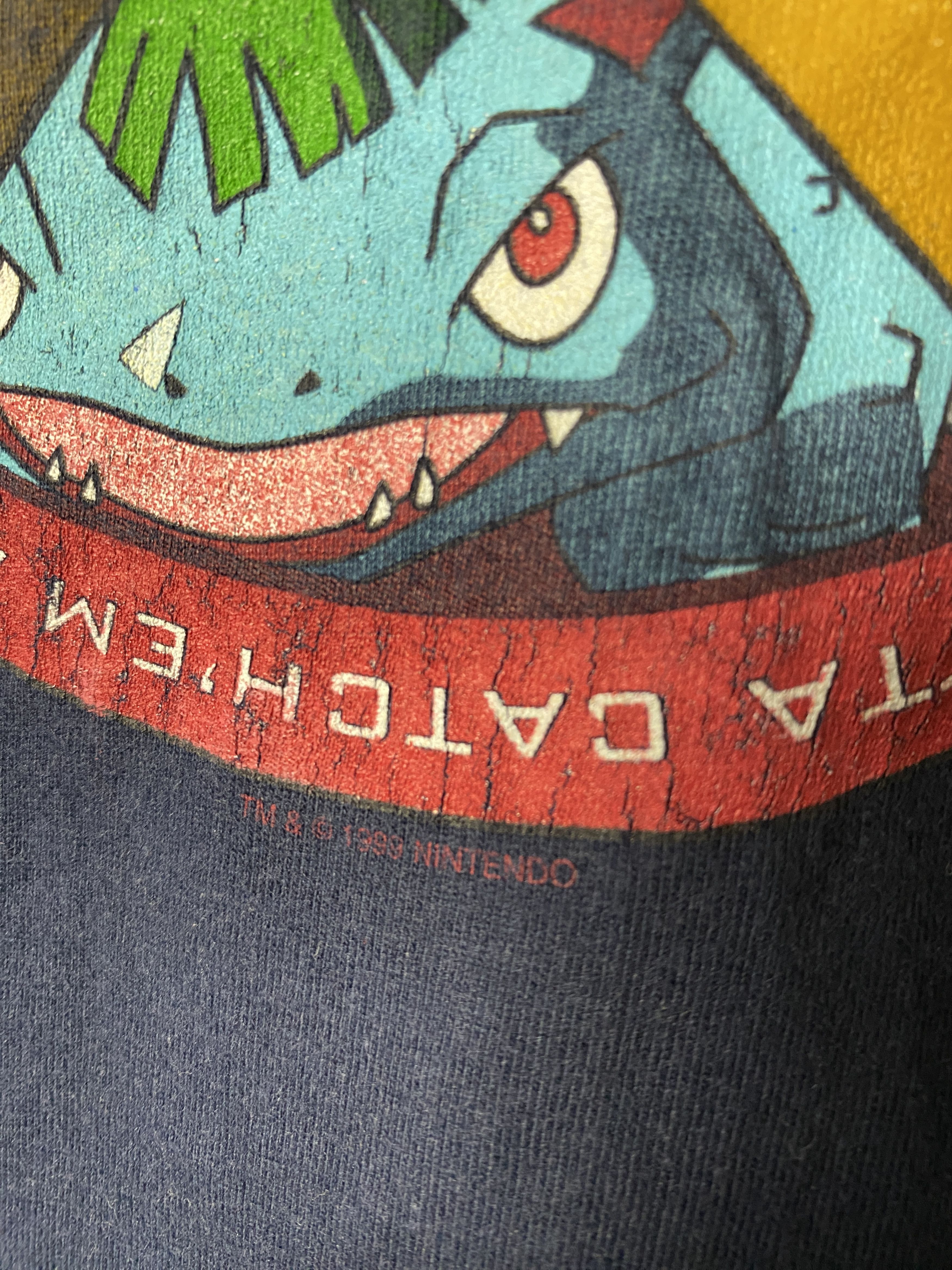 Nintendo × Pokemon × Vintage Pokemon Nintendo 1999 t-shirt tee printed Size US S / EU 44-46 / 1 - 3 Thumbnail