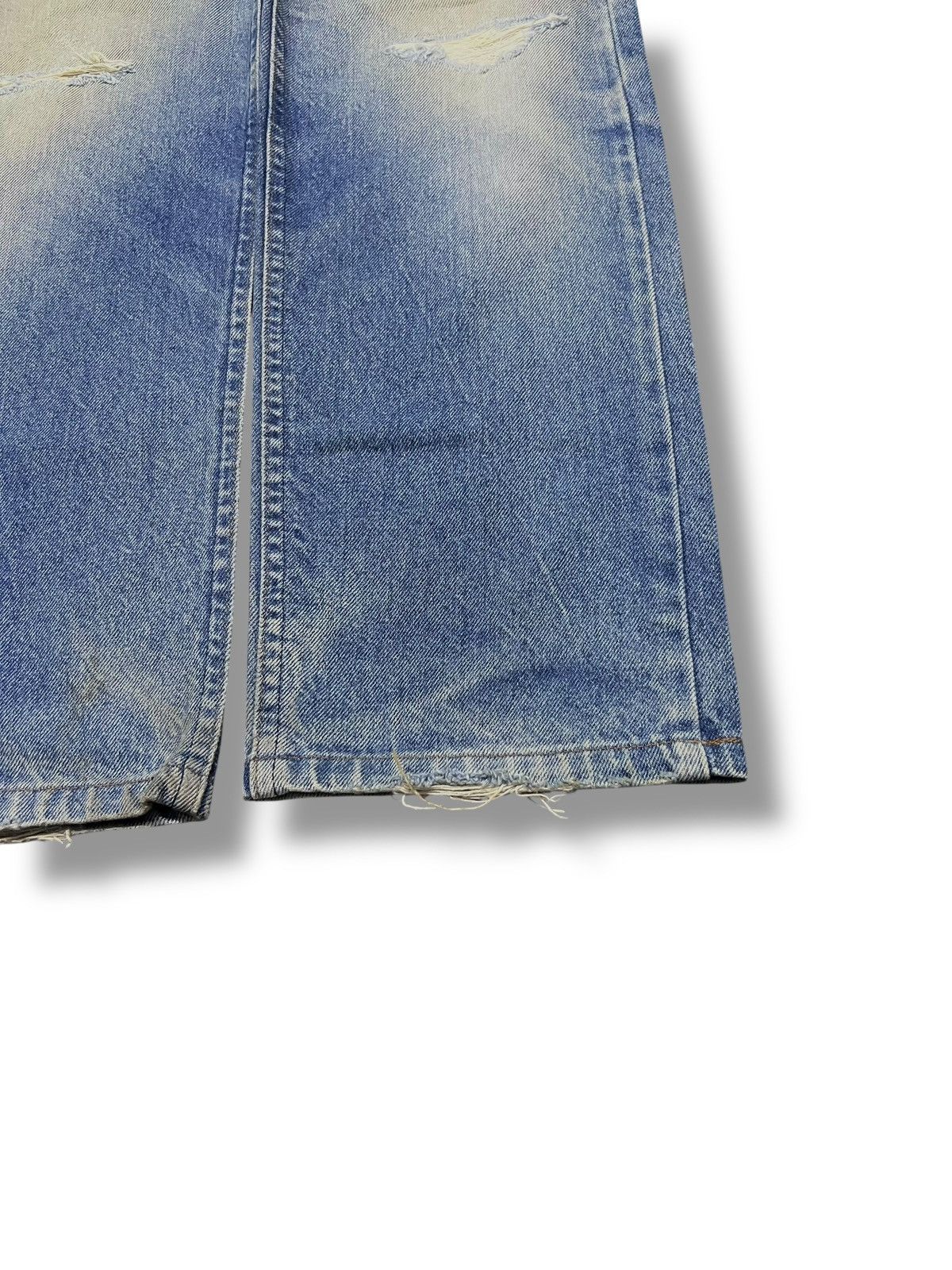Lee Vintage 80s Lee Riders USA - Faded Wash, Distressed Denim Size US 28 / EU 44 - 7 Thumbnail