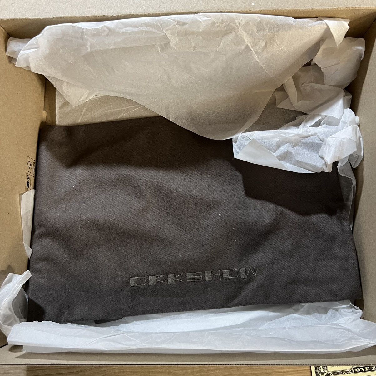Rick Owens Drkshdw Rick Owens DRKSHDW Double Bumper Ramones Low Canvas Sneaker Size US 12 / EU 45 - 4 Thumbnail