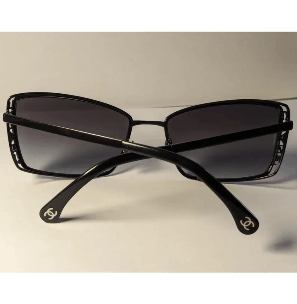 Chanel × Vintage CHANEL SUNGLASSES CC LOGO ICONIC 4017 Mask RI861 Size ONE SIZE - 4 Thumbnail