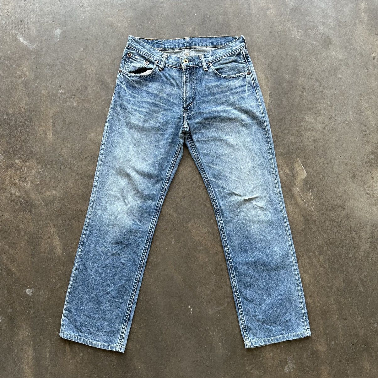 Levi's Vintage Levi’s 502 Distressed Faded Denim Jean Pant W30 Size US 30 / EU 46 - 1 Thumbnail